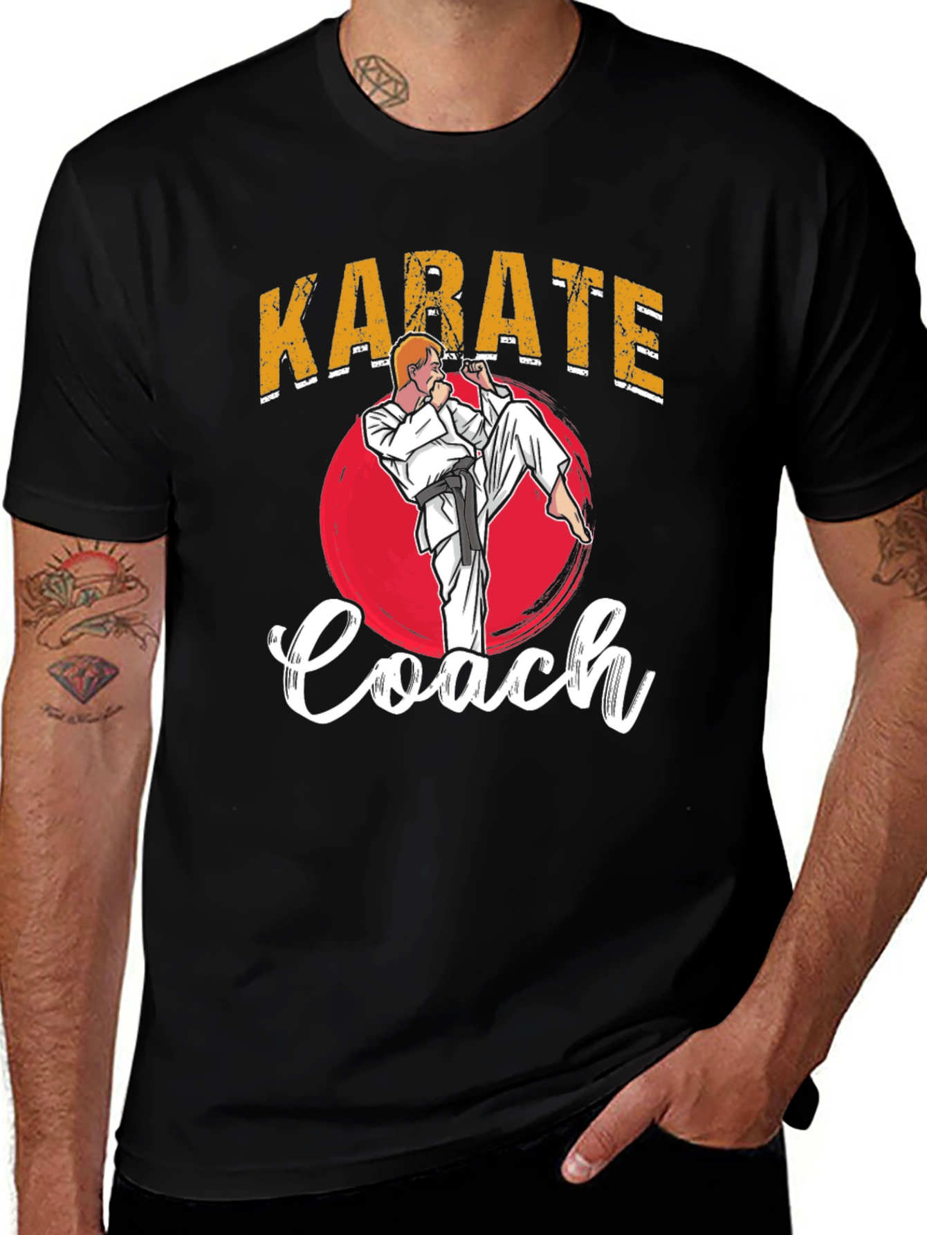 Variant 14 of Karate Coach T-Shirt - Martial Arts Instructor Tee