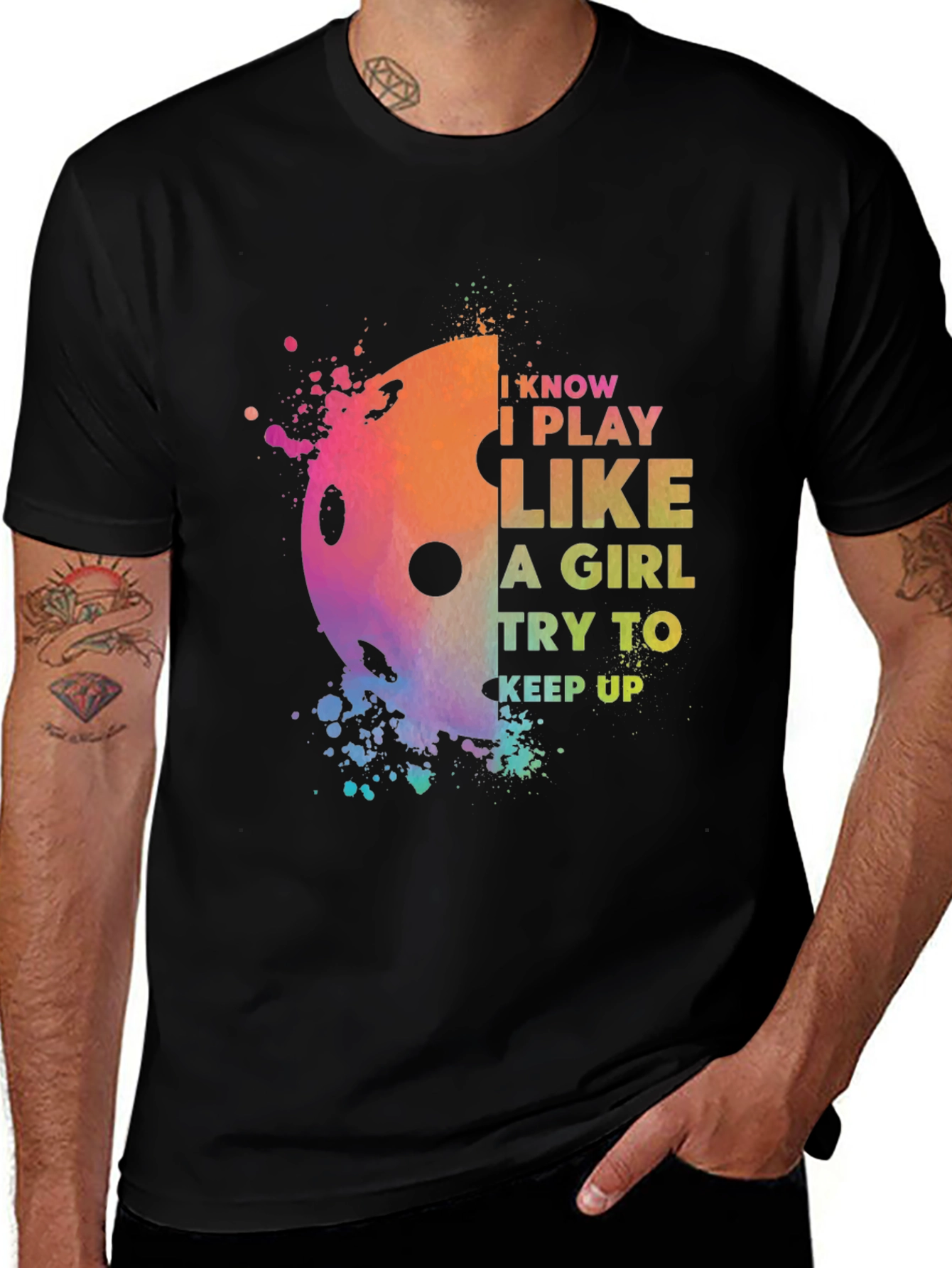 Variant 30 of Pickleball I Play Like A Girl T-Shirt