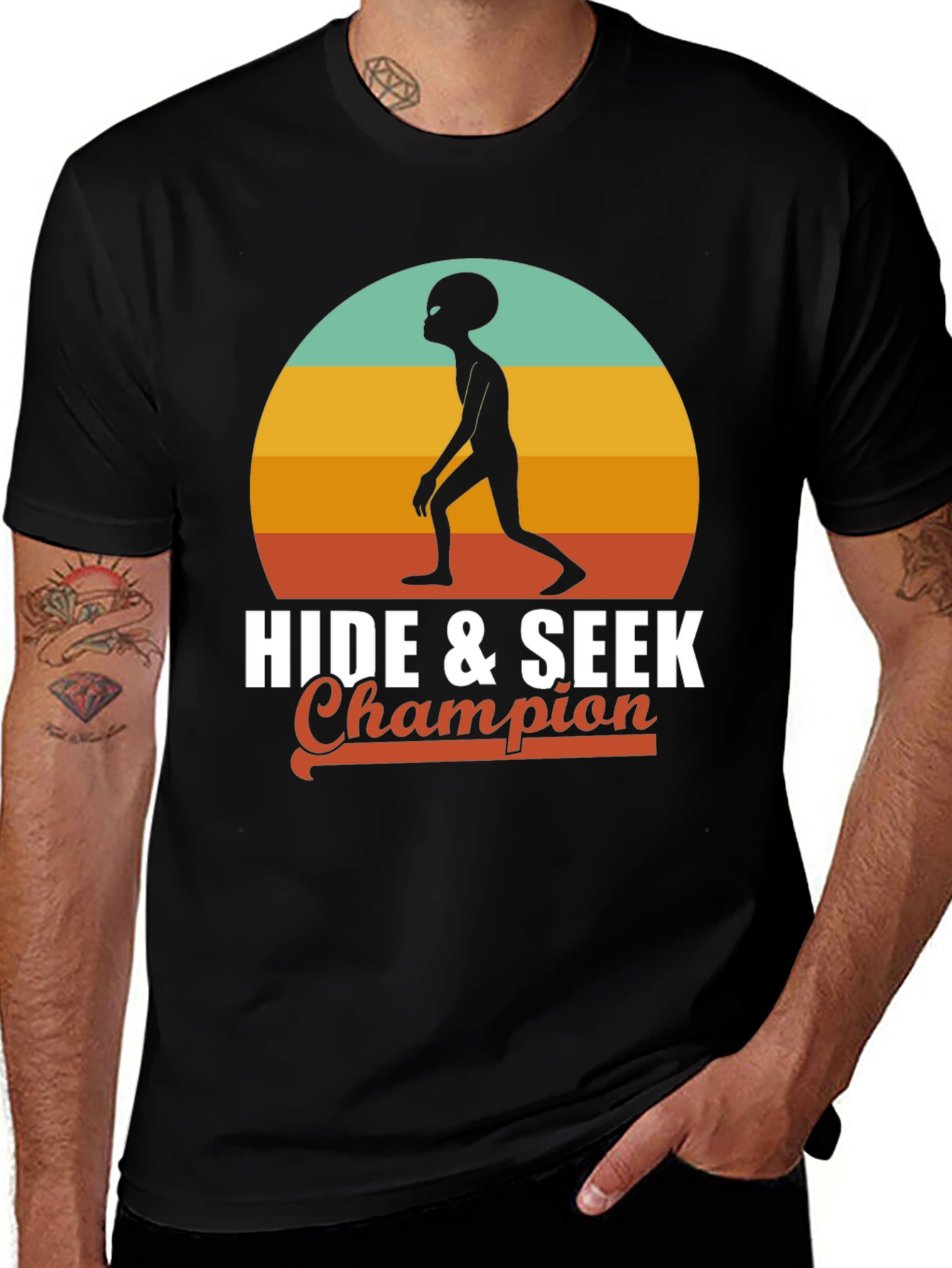 Variant 25 of Hide & Seek Champion Alien T-Shirt