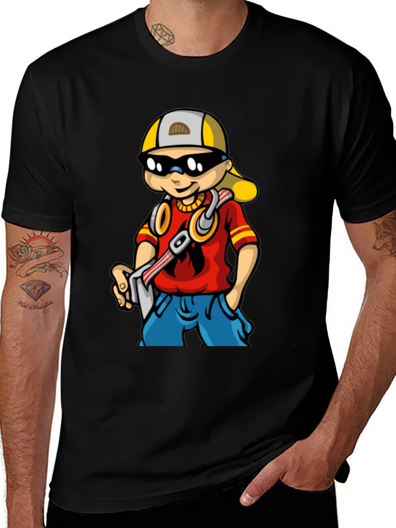 Variant 2 of Cool Cartoon Graphic T-Shirt