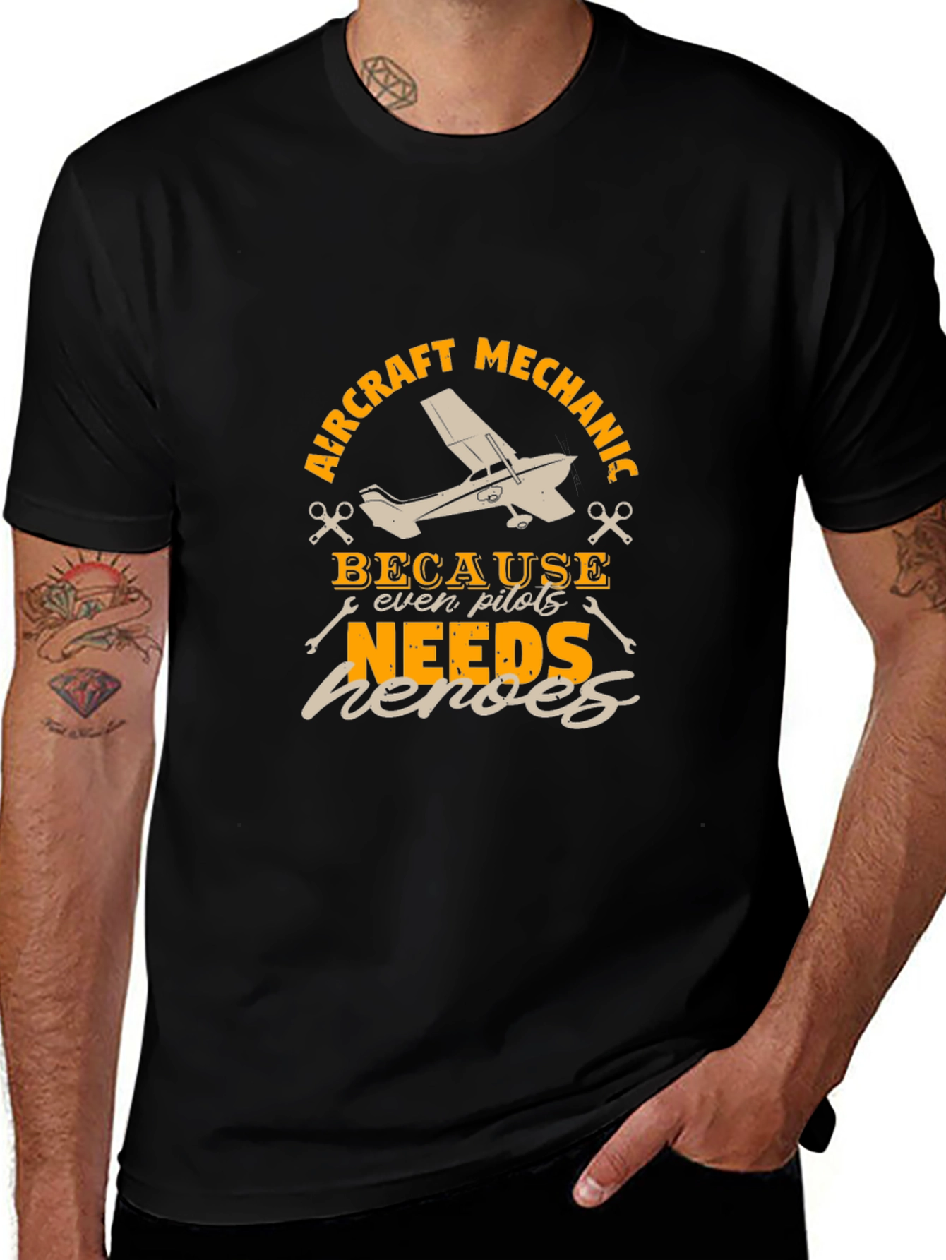Aircraft Mechanic Hero T-Shirt
