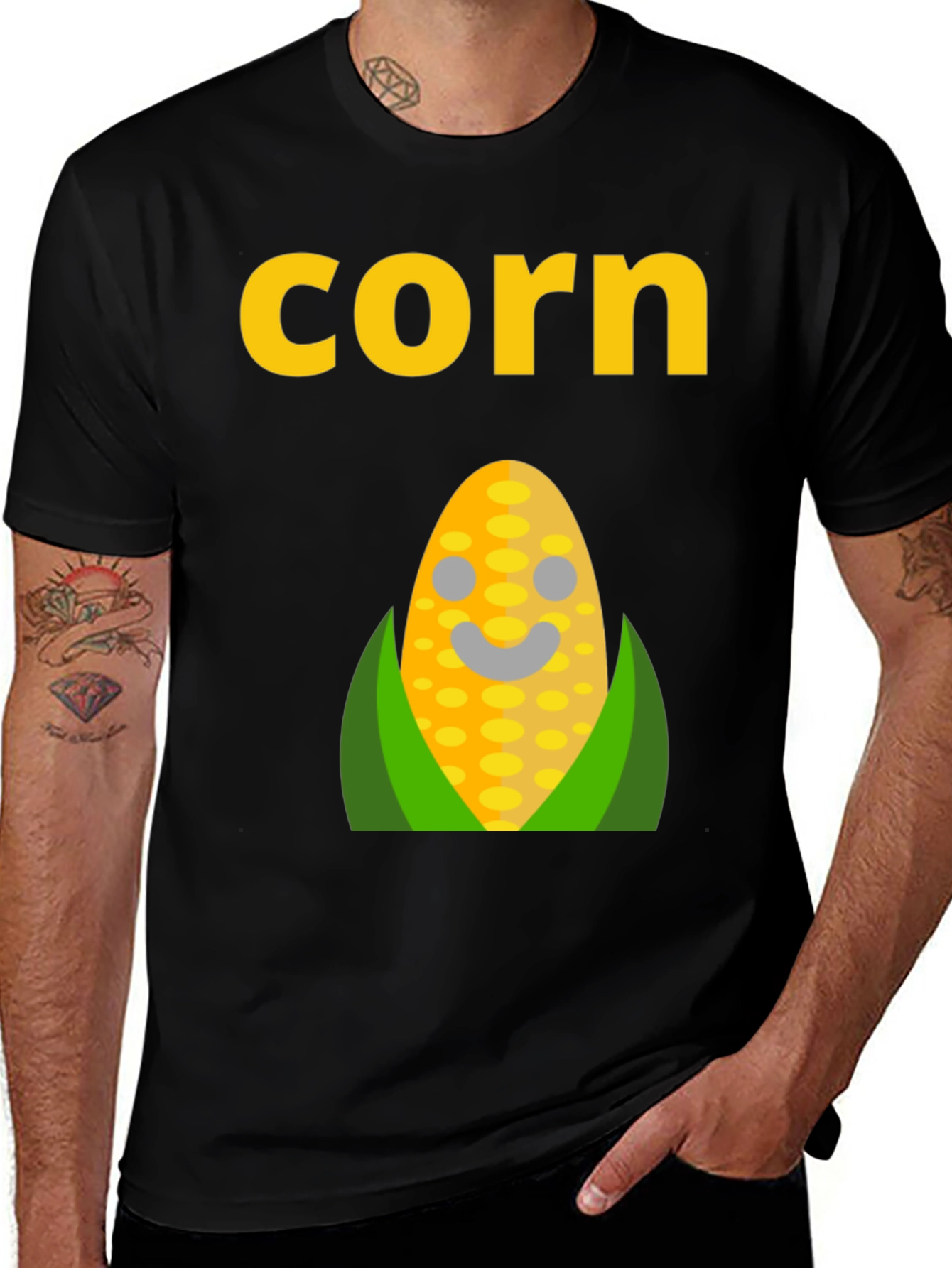 Variant 14 of Corn Graphic Tee - Funny Food T-Shirt