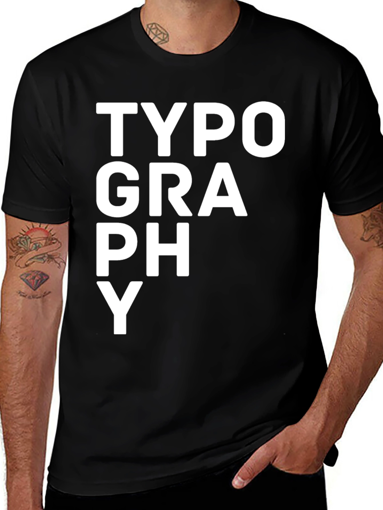 Variant 11 of Typography Graphic Tee - Bold Statement Shirt