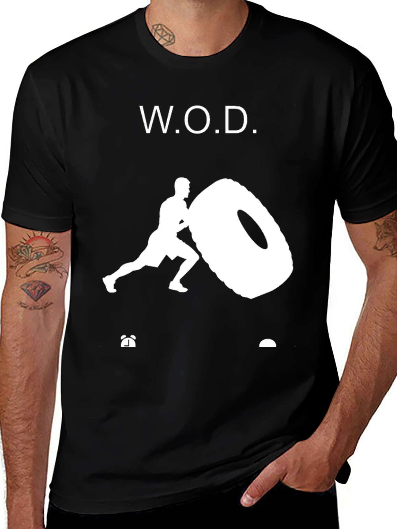 WOD Workout Tire Flip T-Shirt