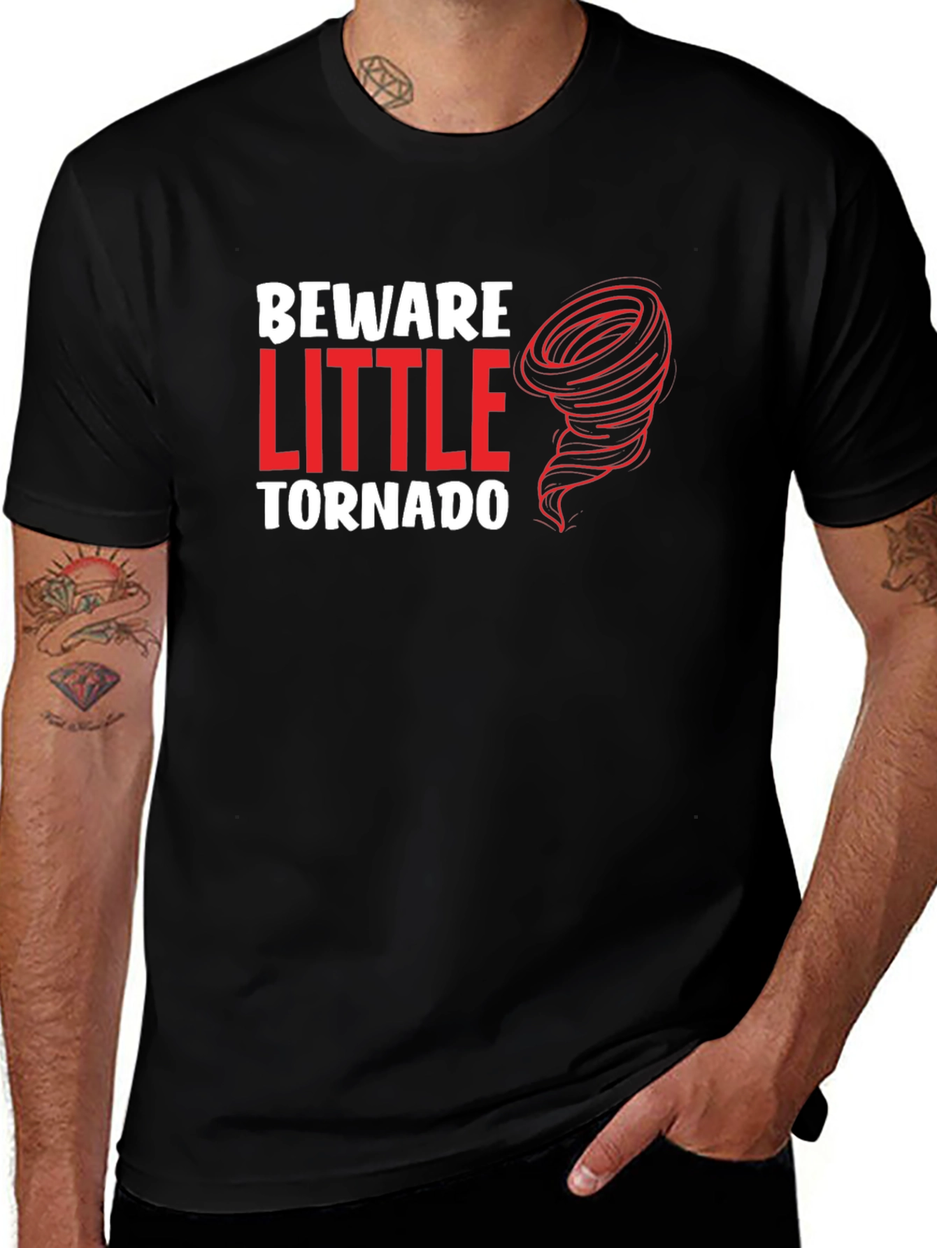 Variant 25 of Beware Little Tornado Graphic T-Shirt