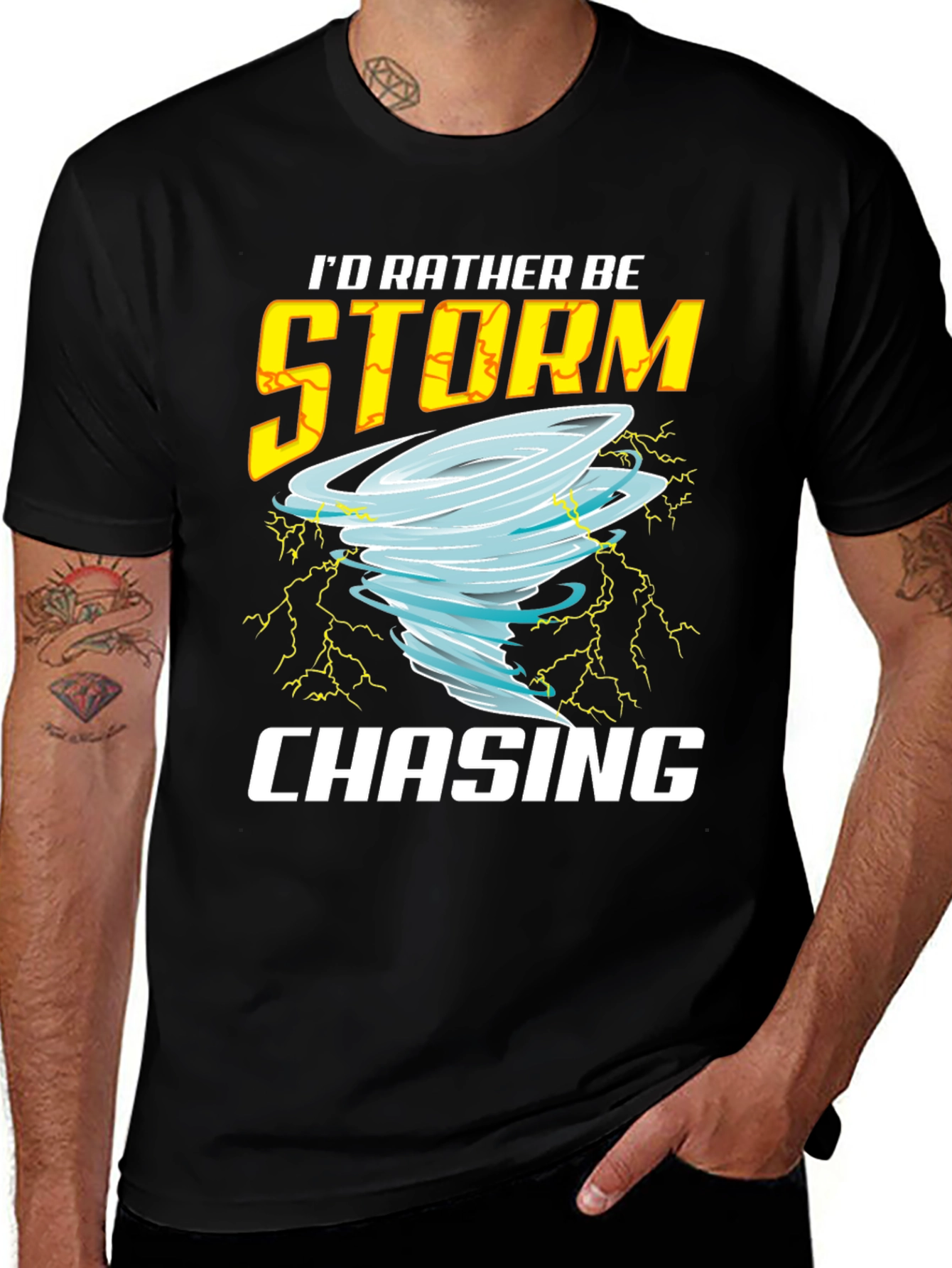 Variant 21 of Storm Chasing Graphic Tee - Weather Enthusiast T-Shirt