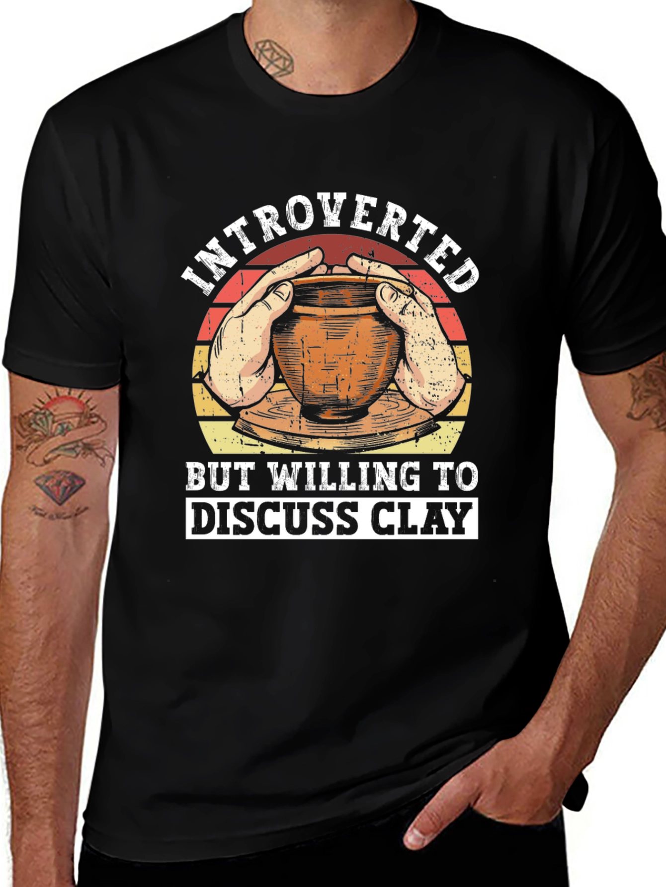 Variant 6 of Introverted Clay Pottery T-Shirt