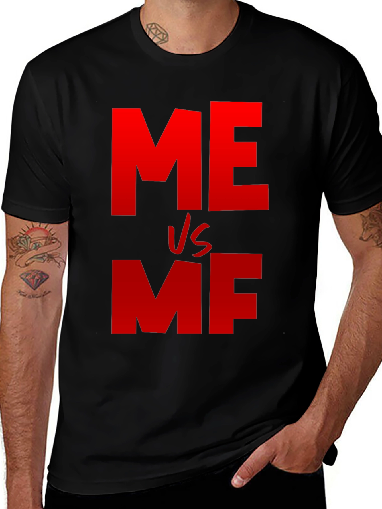 Variant 19 of ME vs MF Graphic T-Shirt