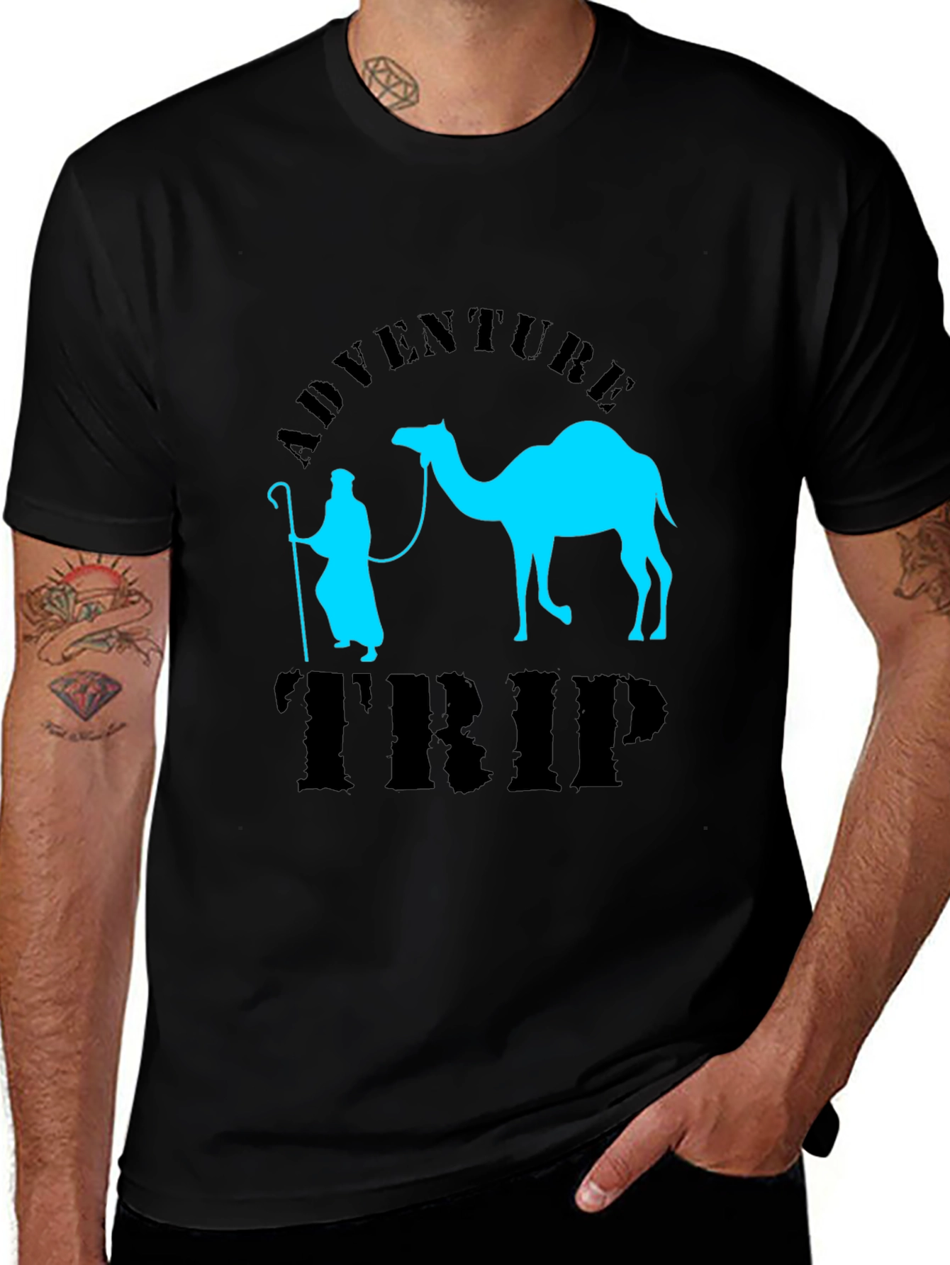 Variant 12 of Adventure Trip T-Shirt - Camel Design