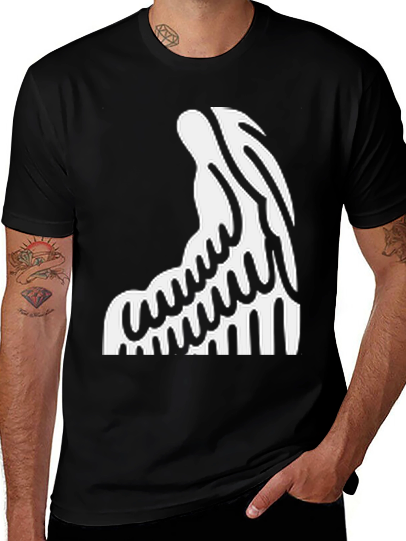 Variant 29 of Abstract Graphic Print T-Shirt