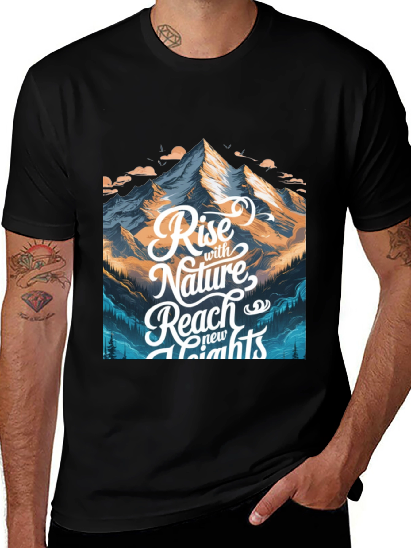Variant 24 of Rise with Nature Graphic Tee
