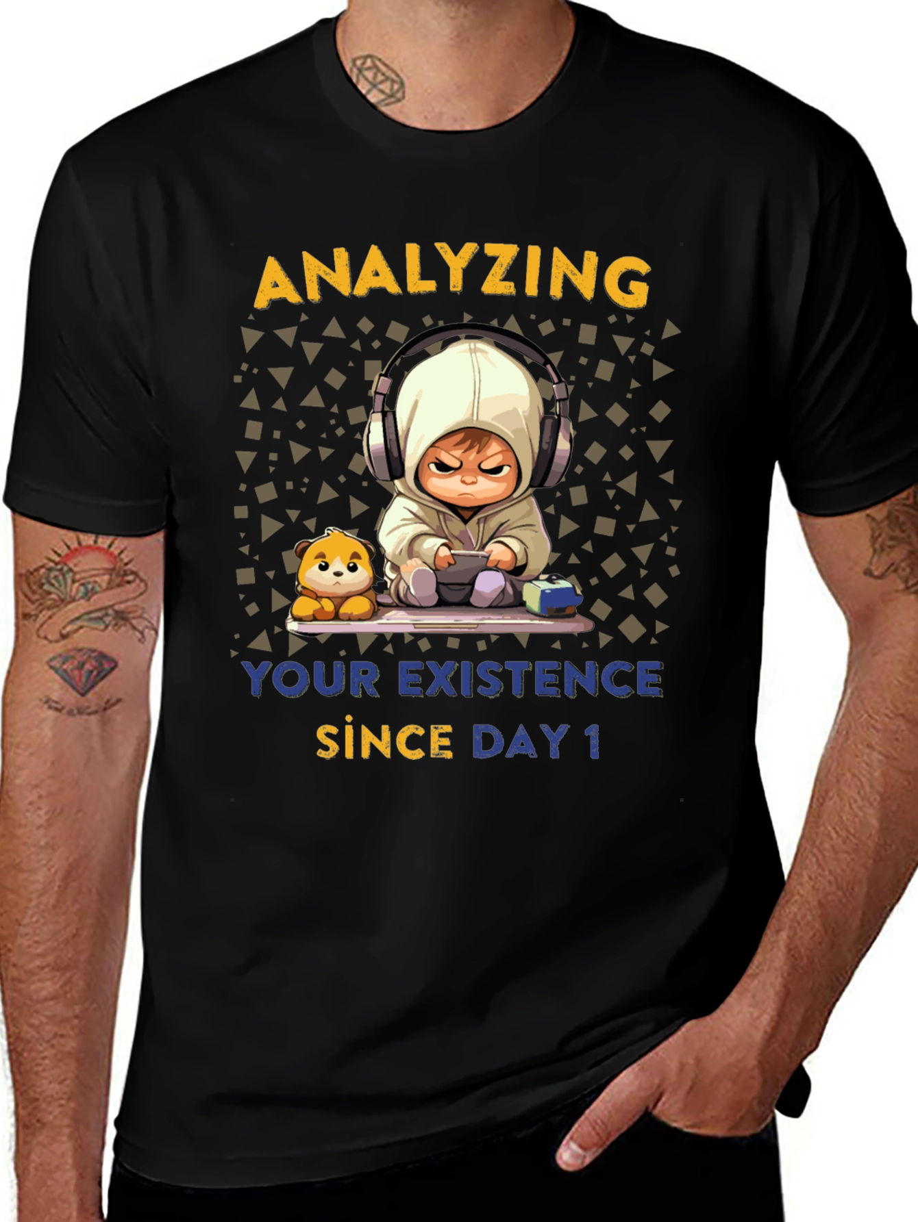 Variant 30 of Analyzing Existence T-Shirt - Funny Gamer Baby Tee
