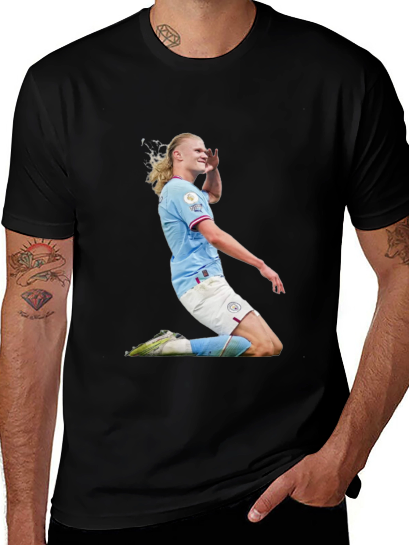 Haaland Graphic T-Shirt - Soccer Fan Apparel