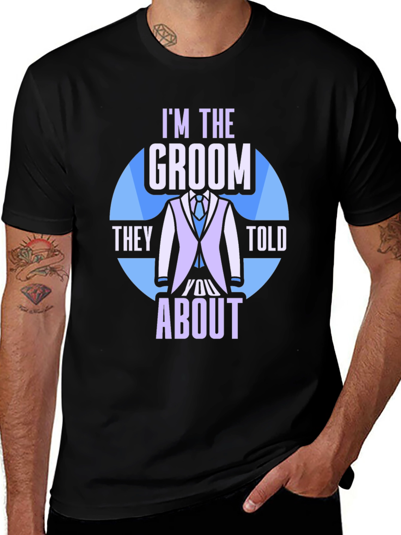 Variant 22 of I'm The Groom Wedding T-Shirt