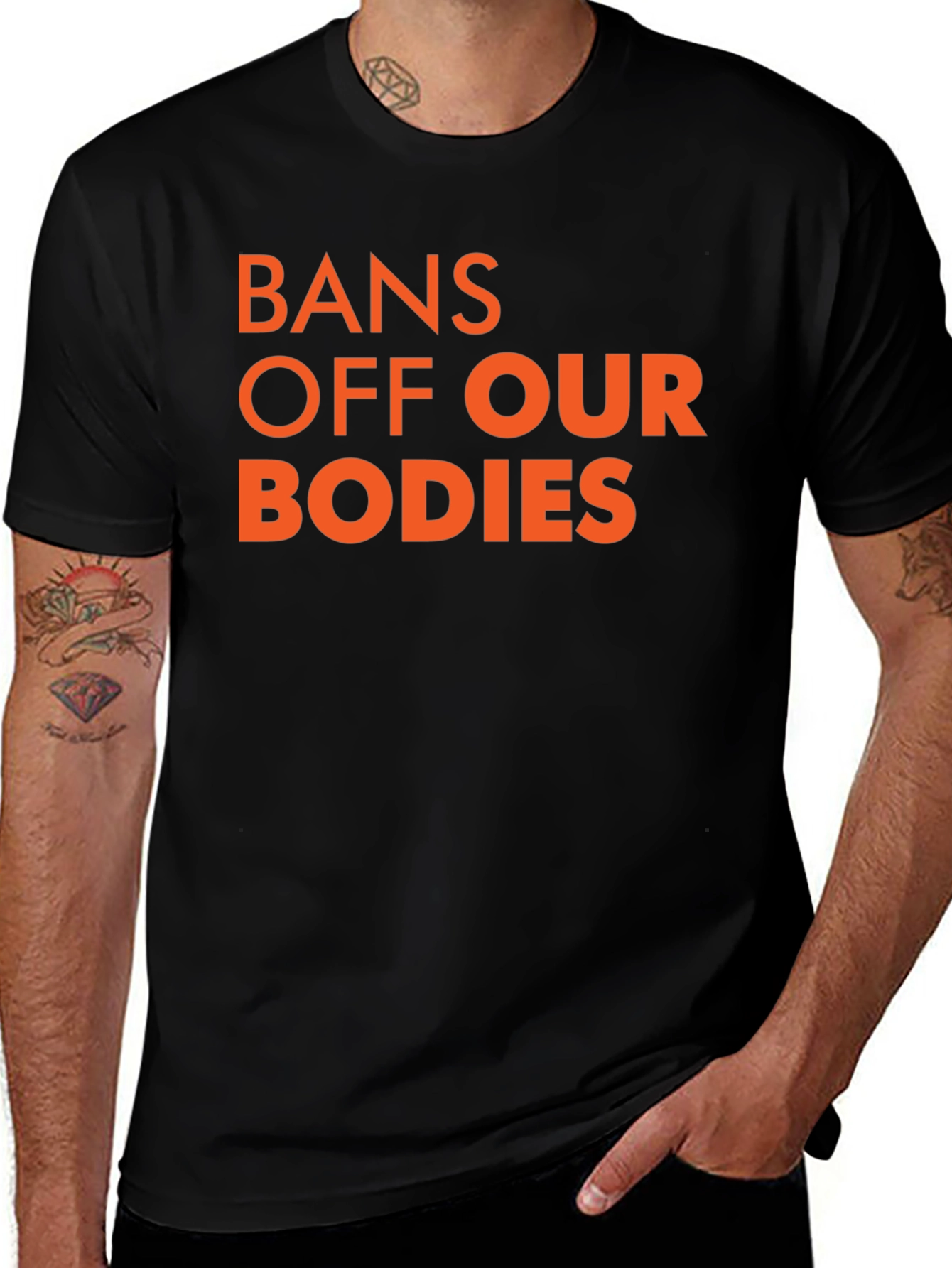 Variant 28 of Bans Off Our Bodies Graphic Tee - Pro Choice T-Shirt