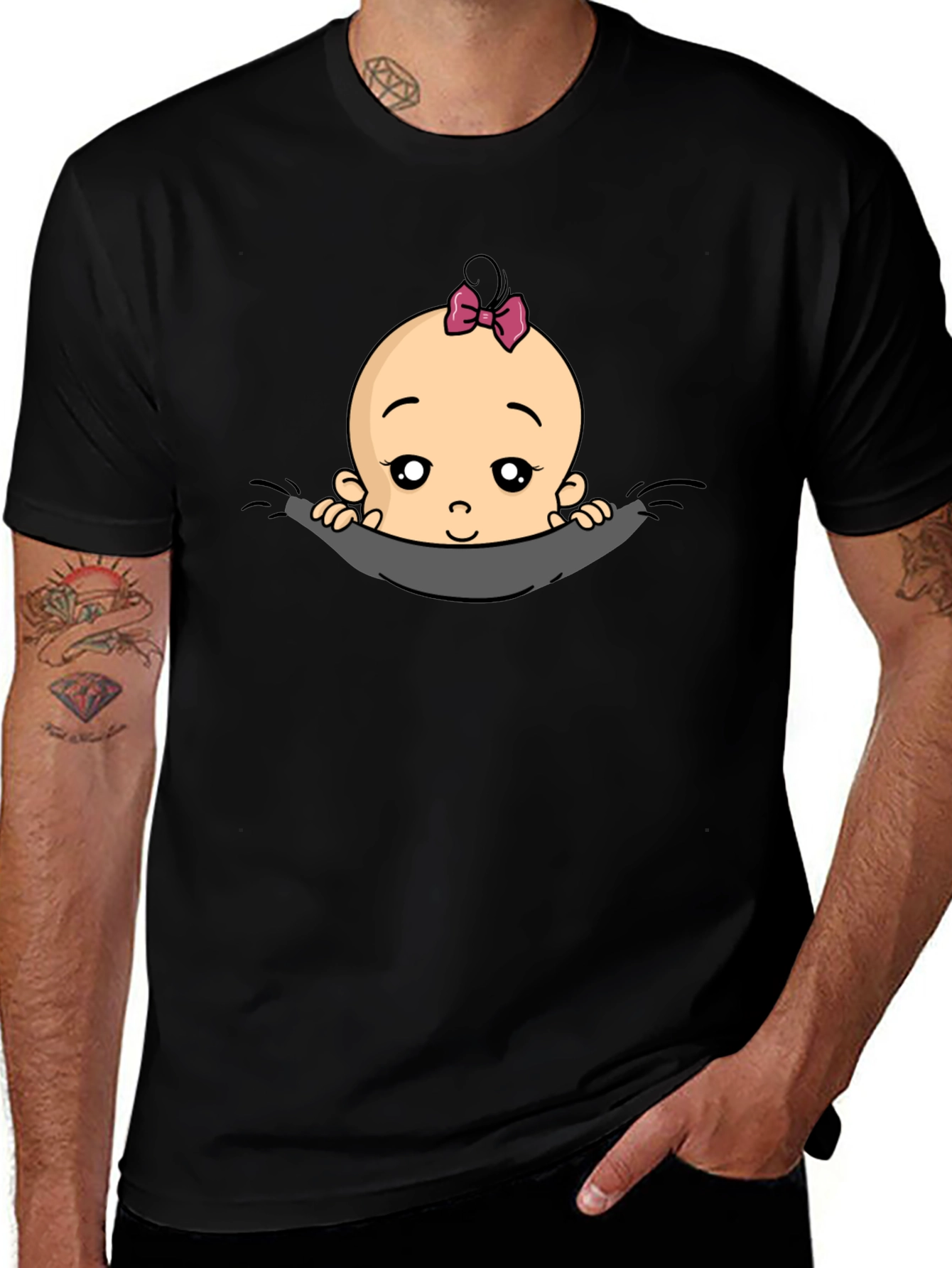 Variant 11 of Peek-a-Boo Baby Graphic Tee