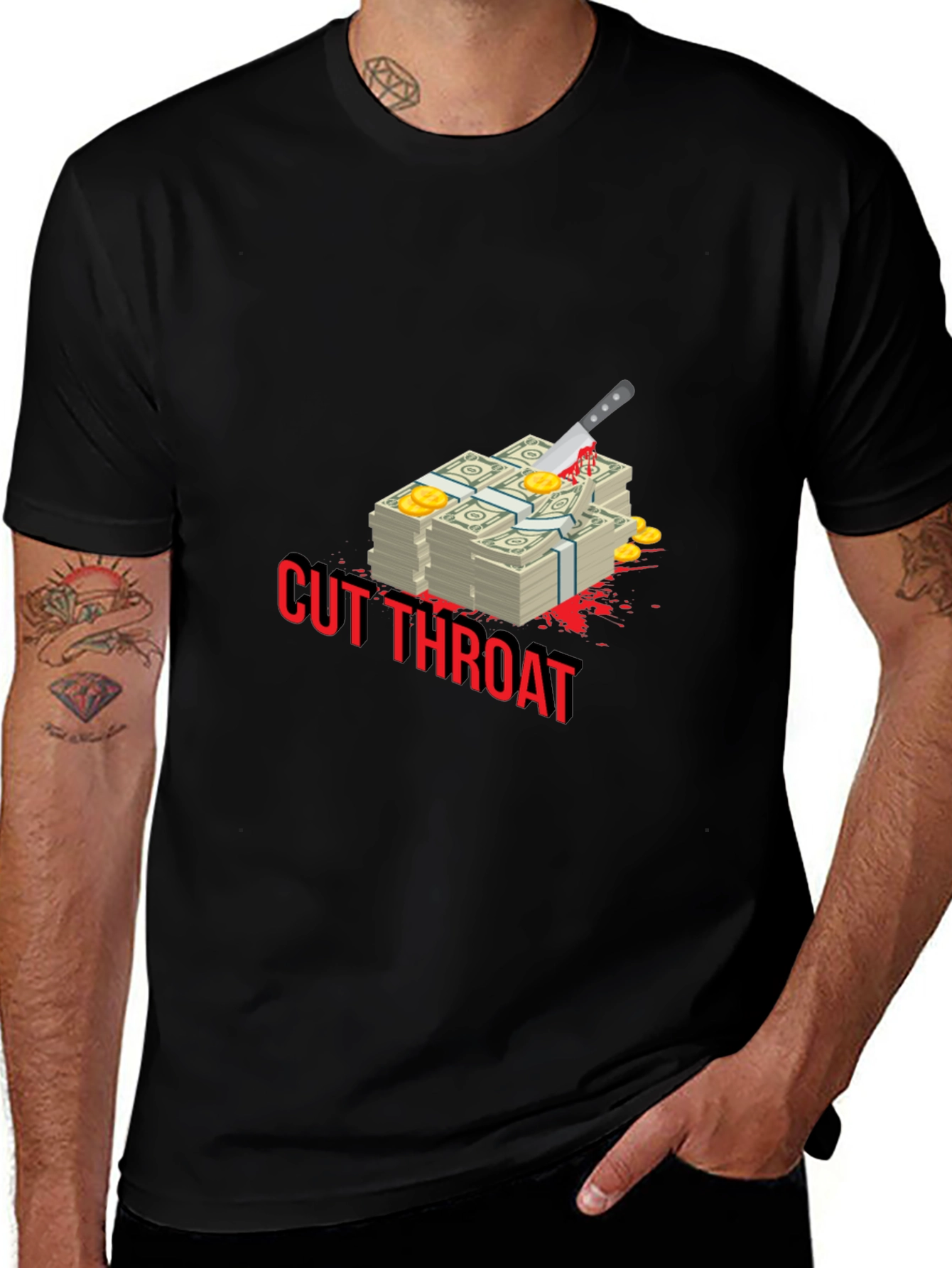 Variant 13 of Cut Throat Money T-Shirt