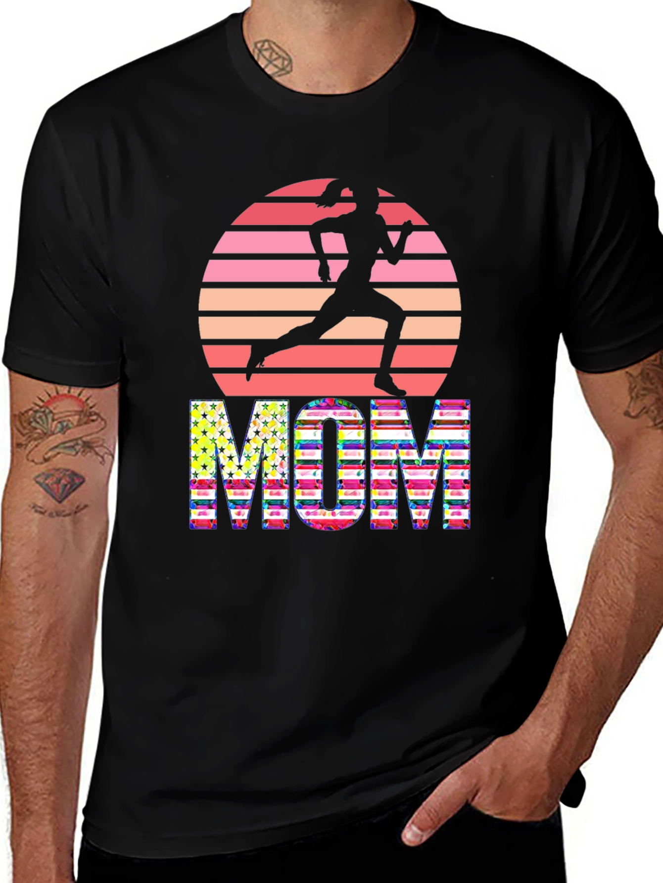 Variant 11 of Running Mom T-Shirt