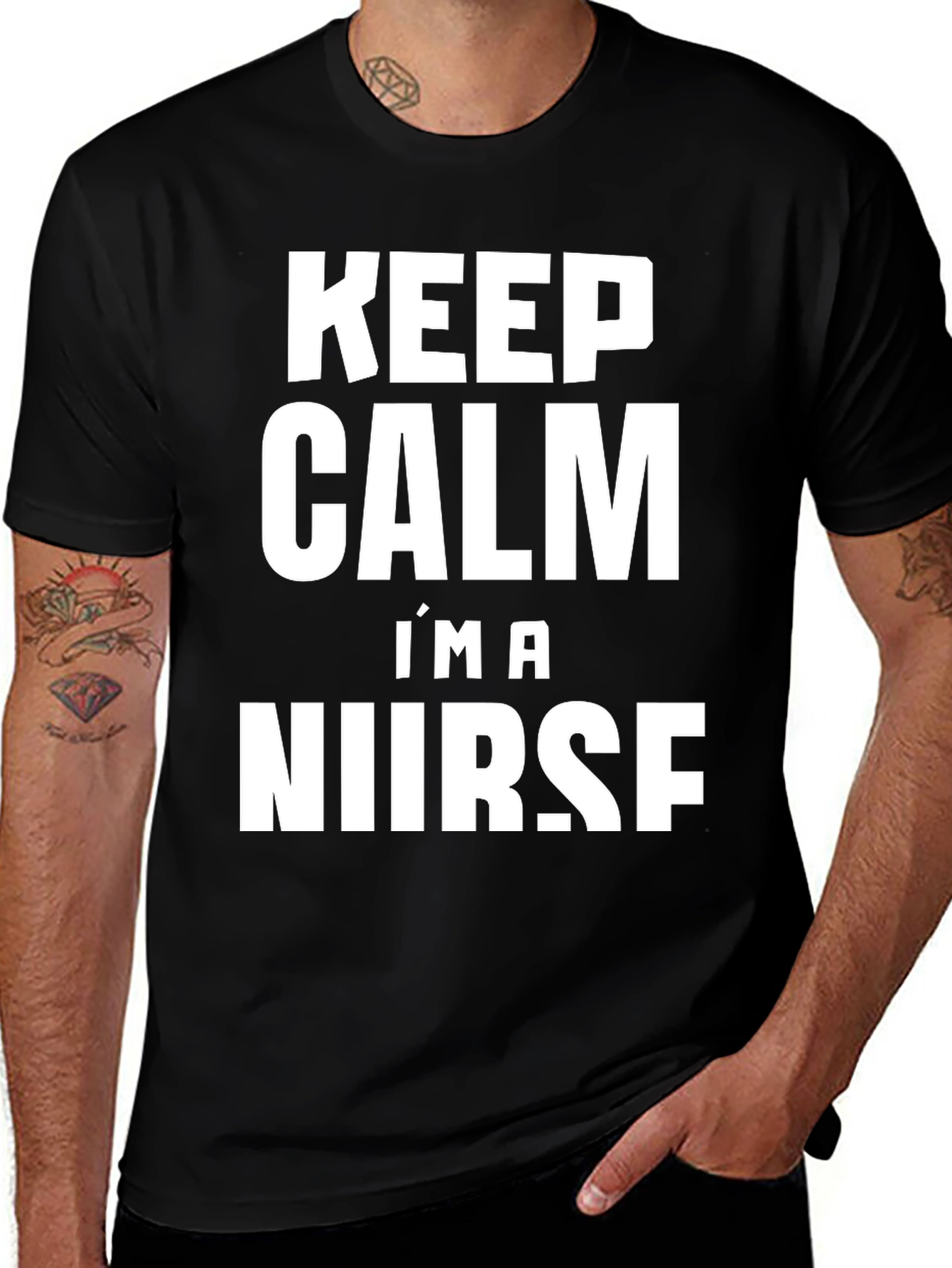 Variant 18 of Keep Calm I'm A Nurse T-Shirt - Funny Gift!