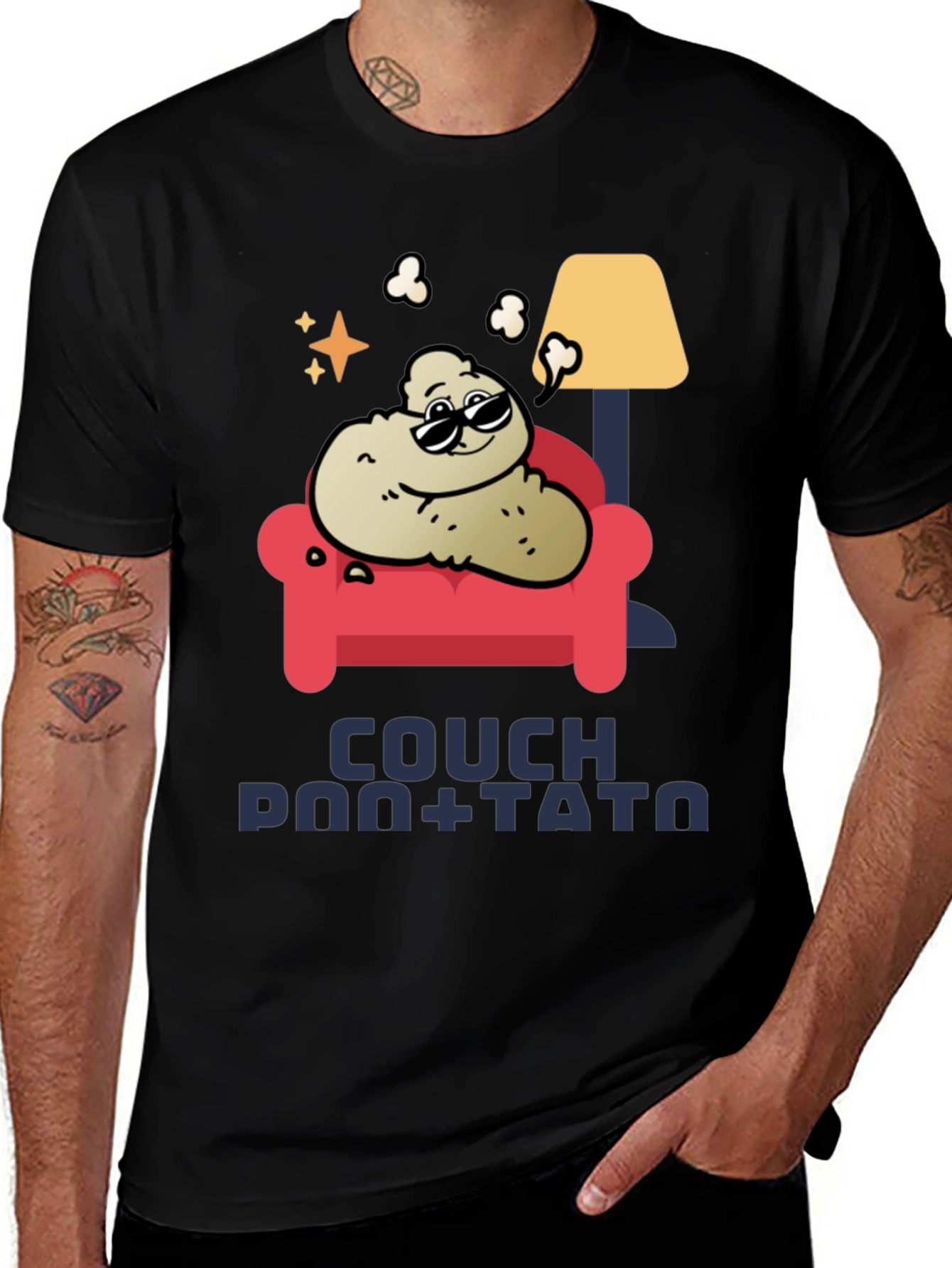 Variant 27 of Couch Potato Graphic Tee