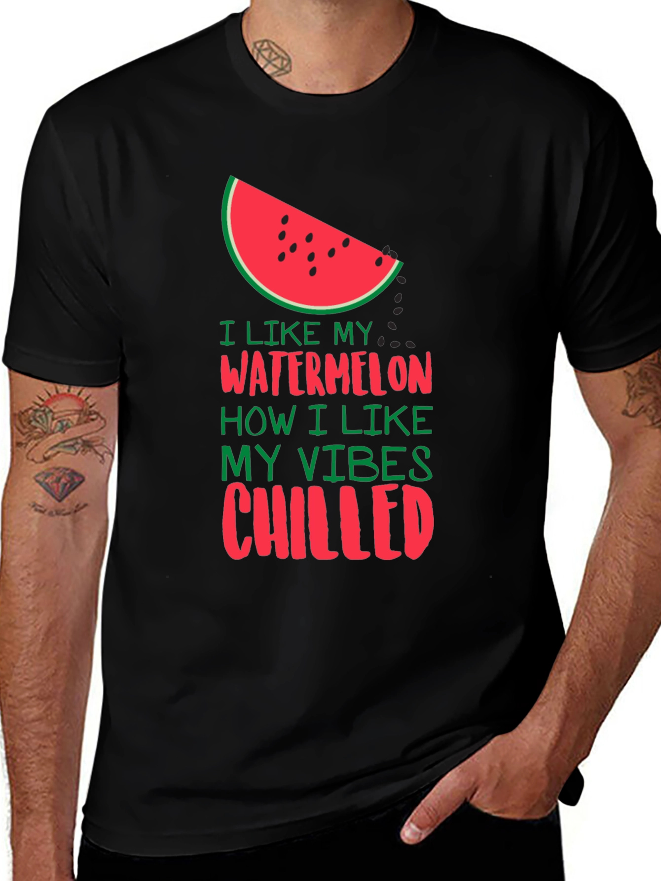 Variant 24 of Watermelon Vibes Graphic T-Shirt