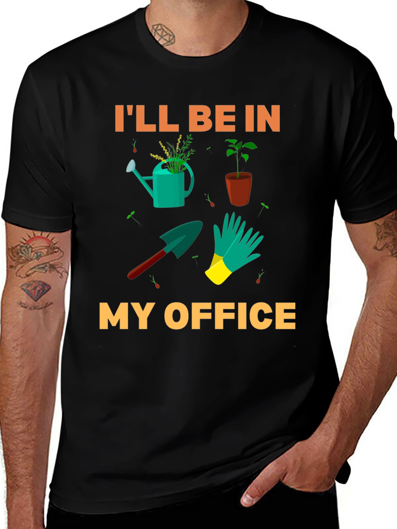 Gardener's Office T-Shirt - Gardening Apparel