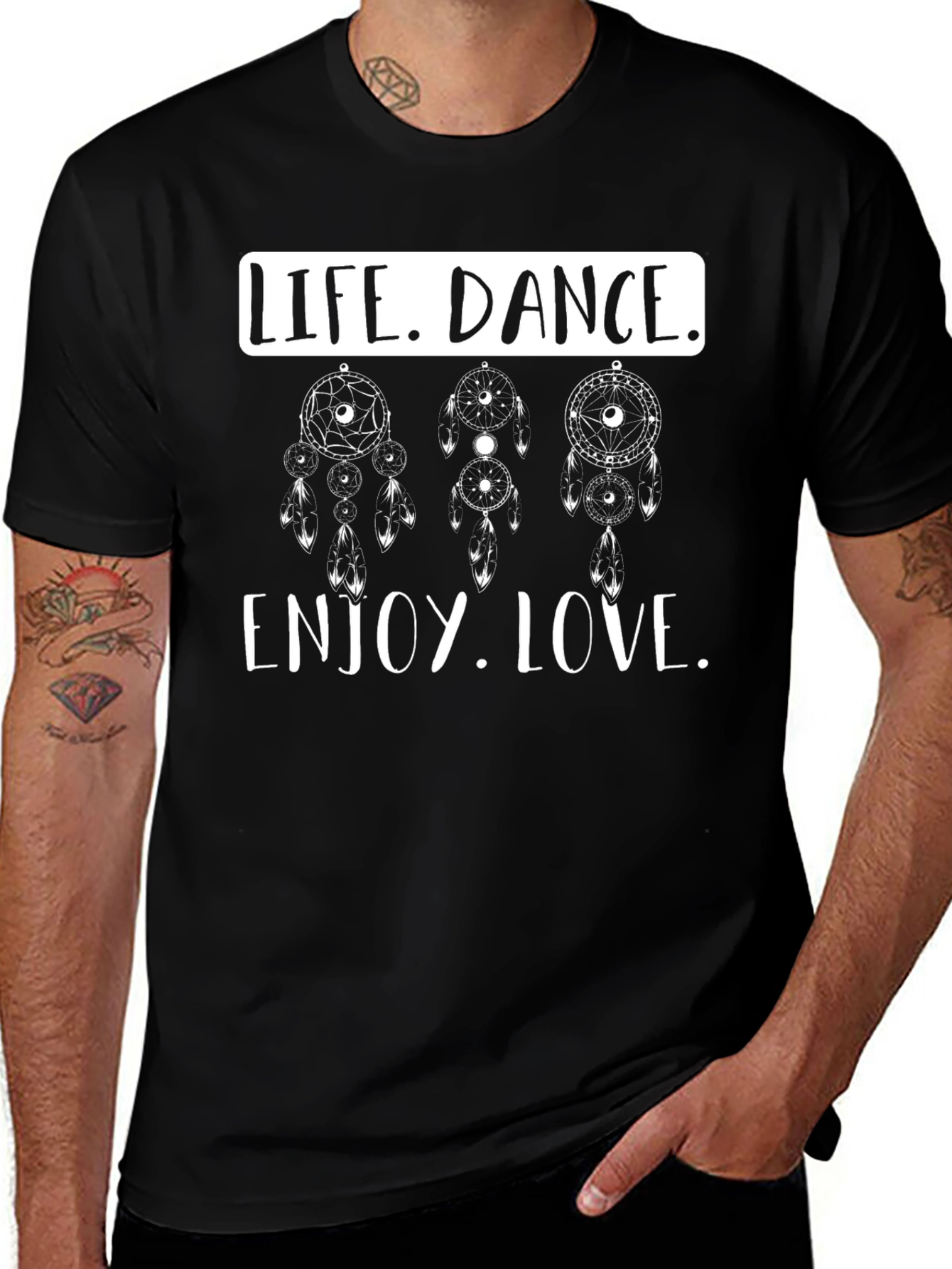Variant 21 of Life, Dance, Enjoy, Love Graphic Tee