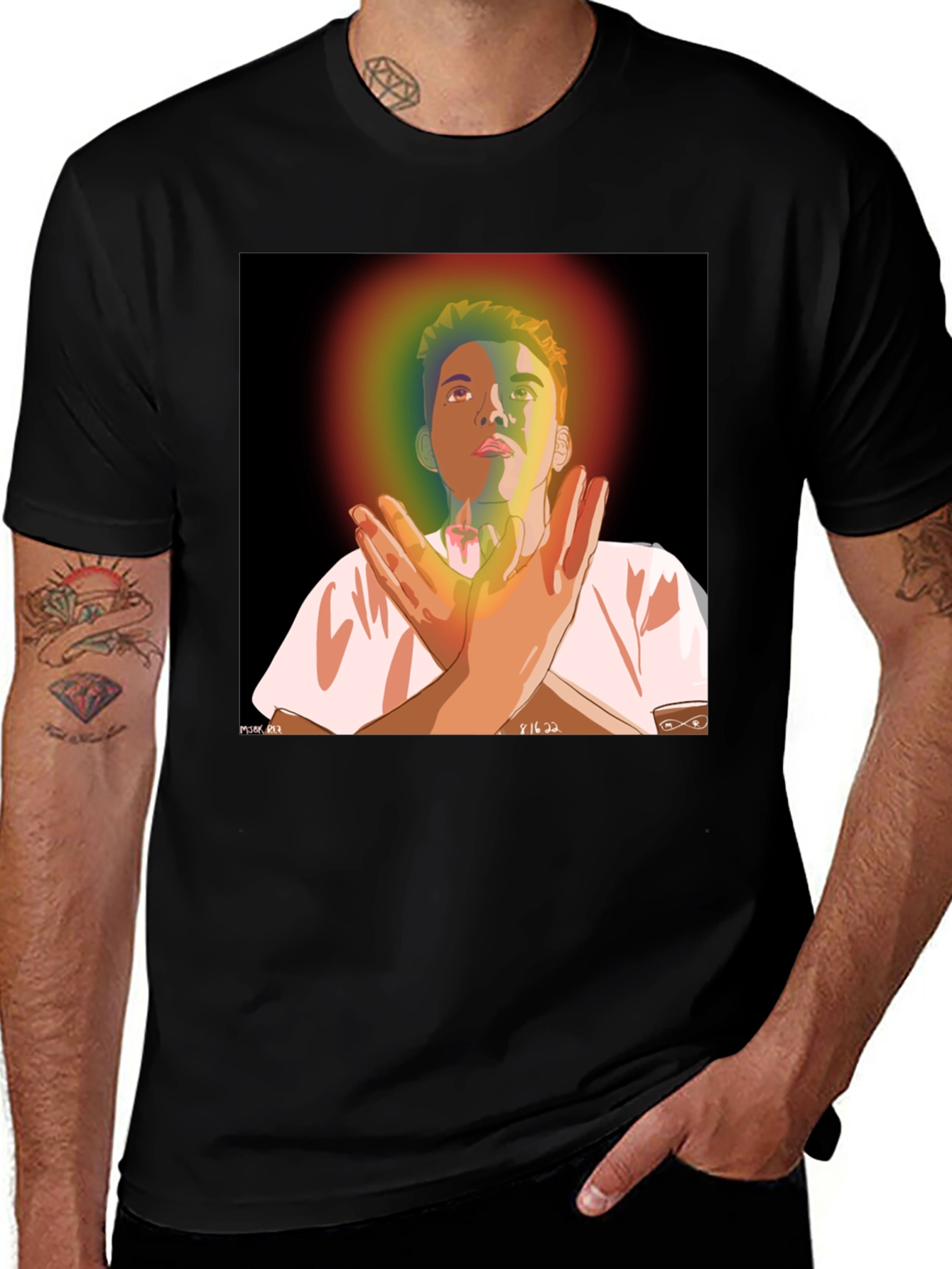 Variant 6 of Vibrant Graphic Print T-Shirt