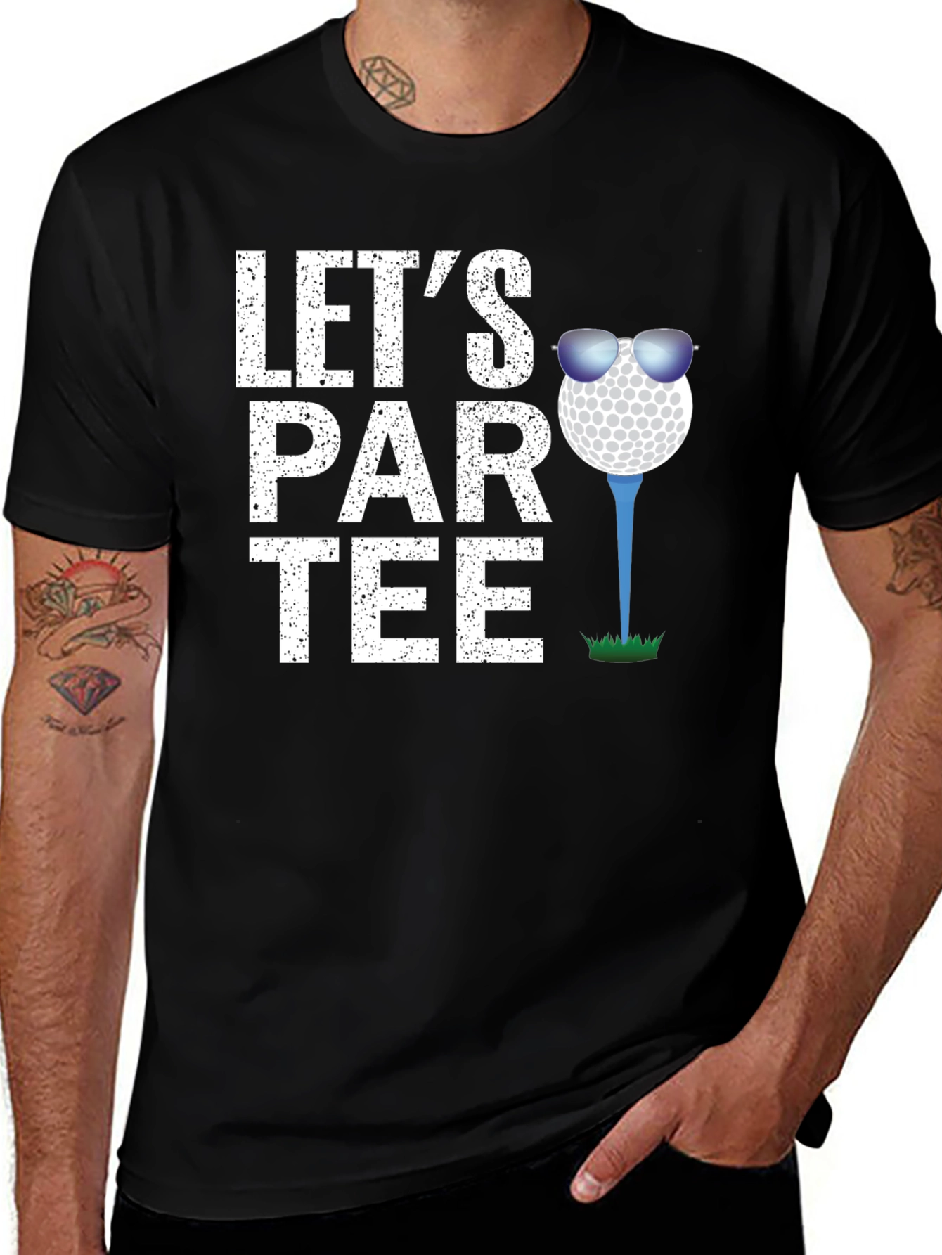 Variant 7 of Let's Par-Tee Funny Golf T-Shirt
