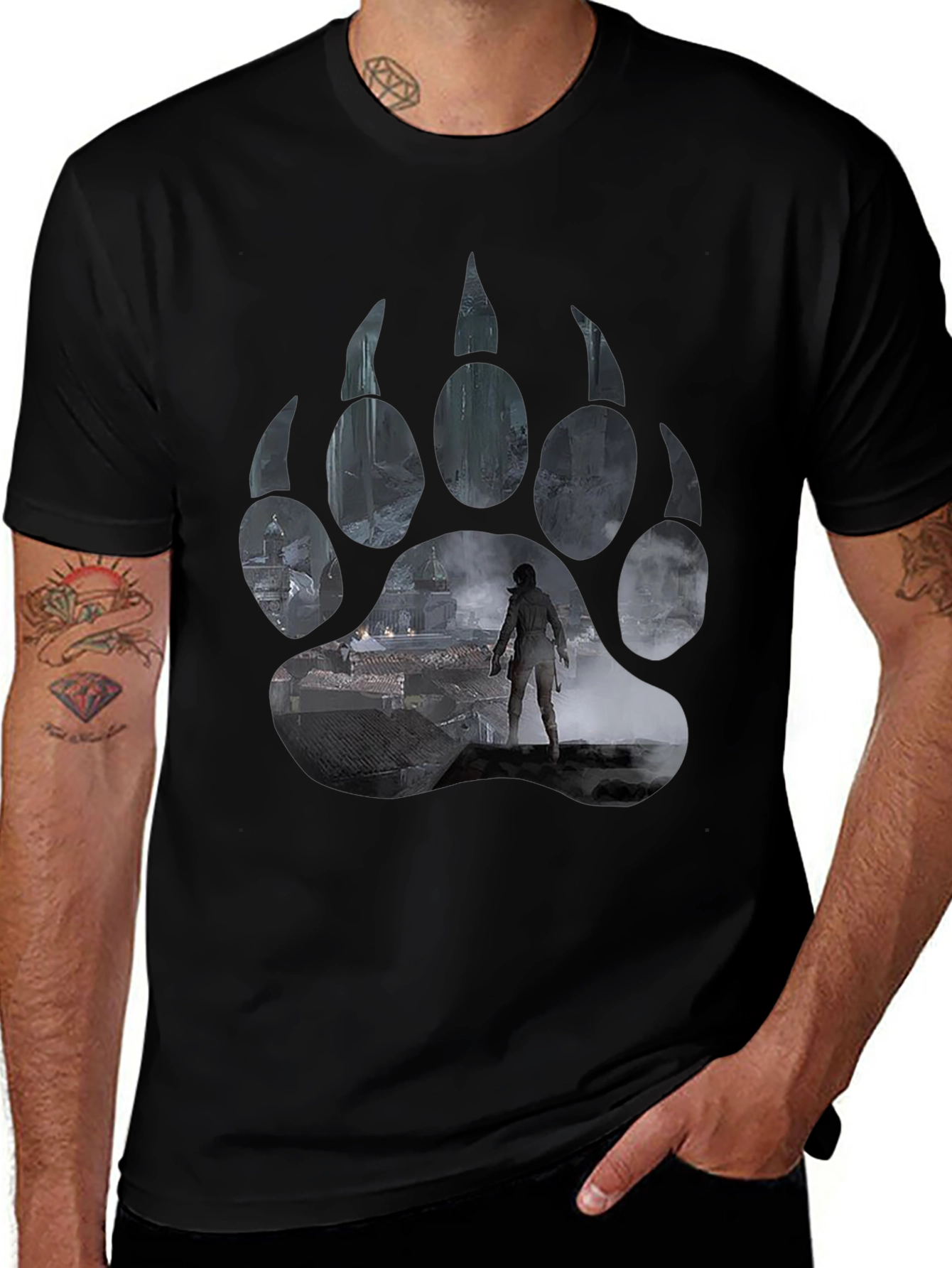 Shadow of the Tomb Raider Bear Paw T-Shirt