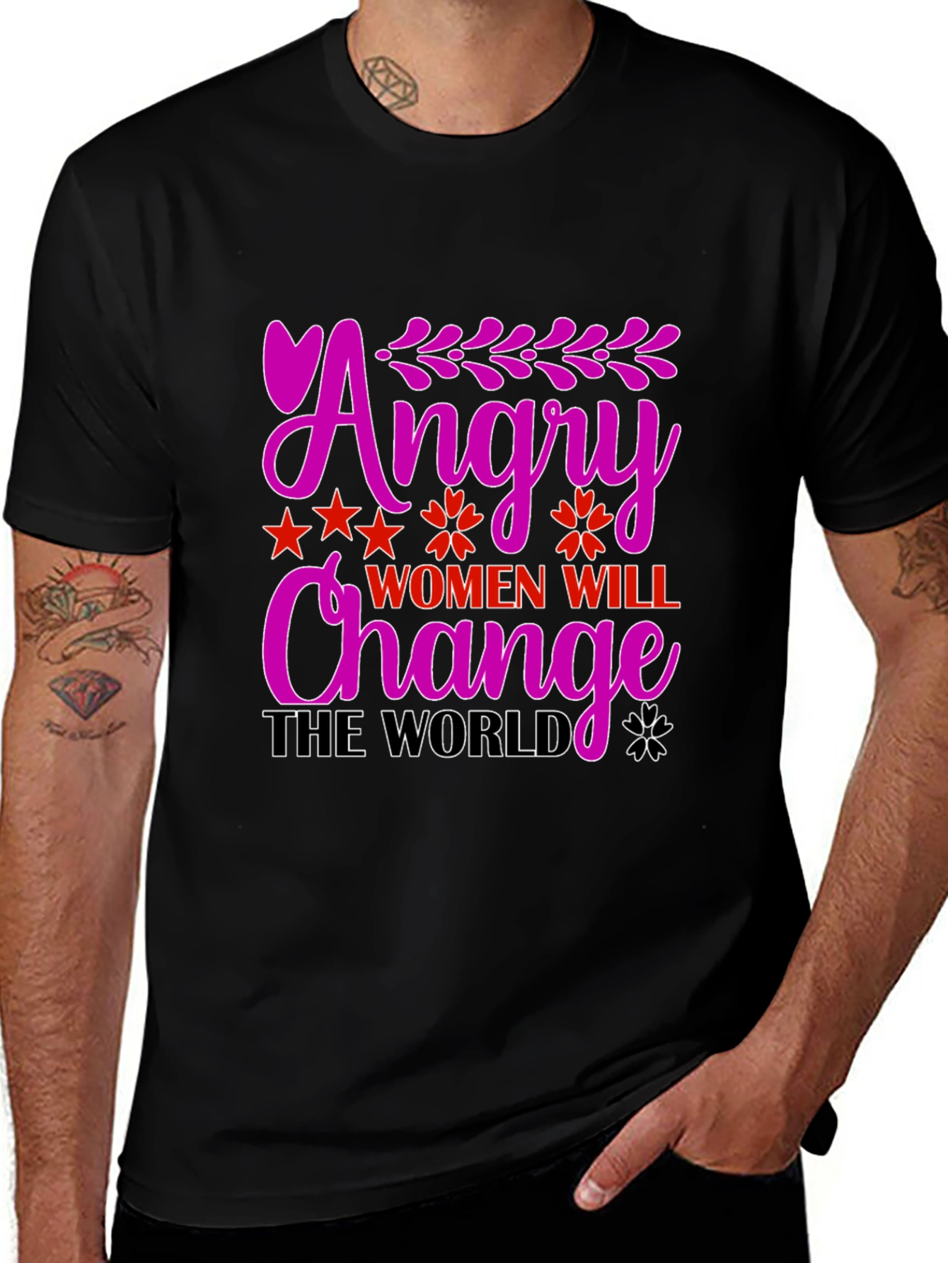Variant 11 of Angry Women Change The World Graphic Tee