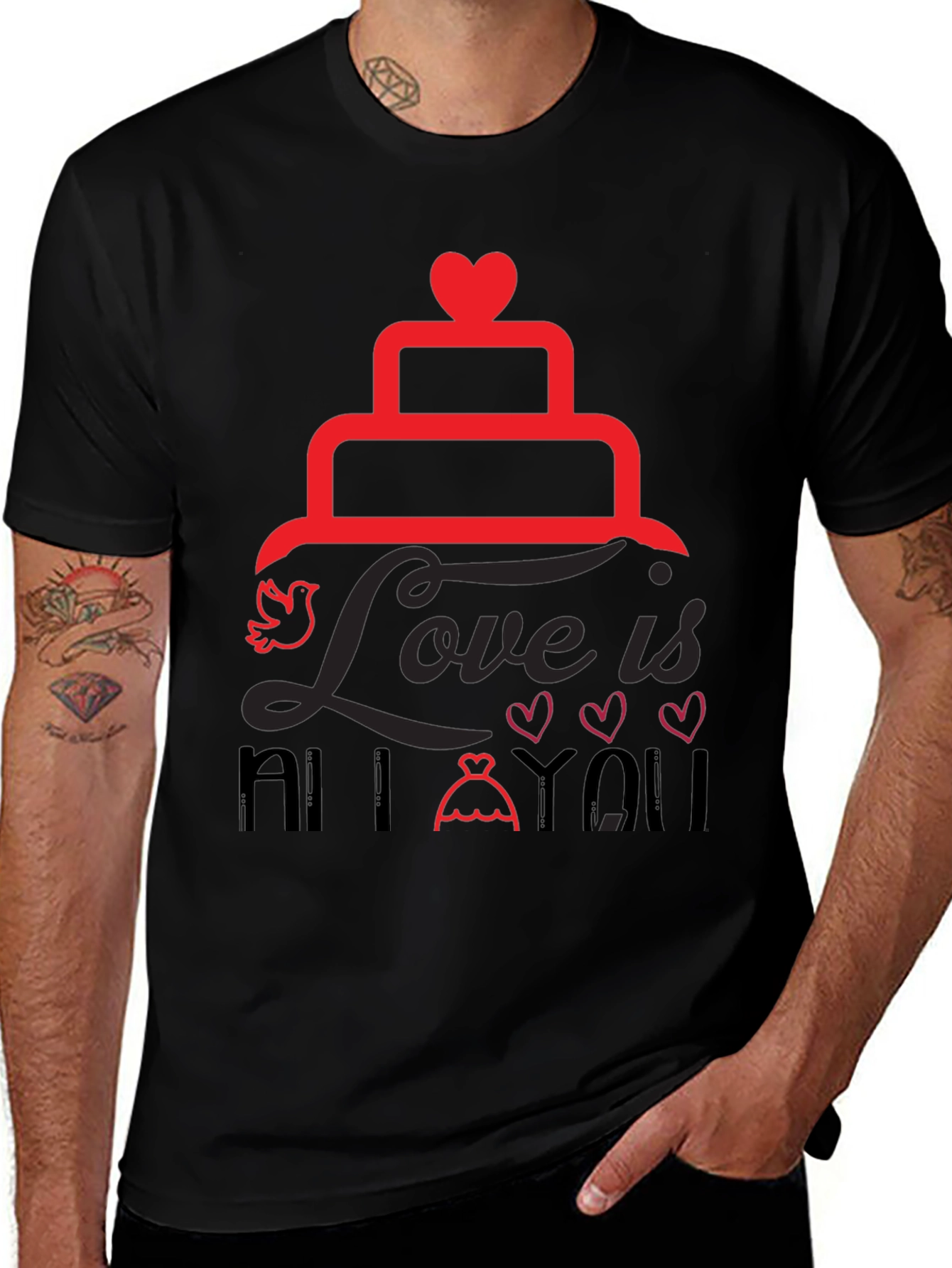 Variant 10 of Love is All You Need T-Shirt