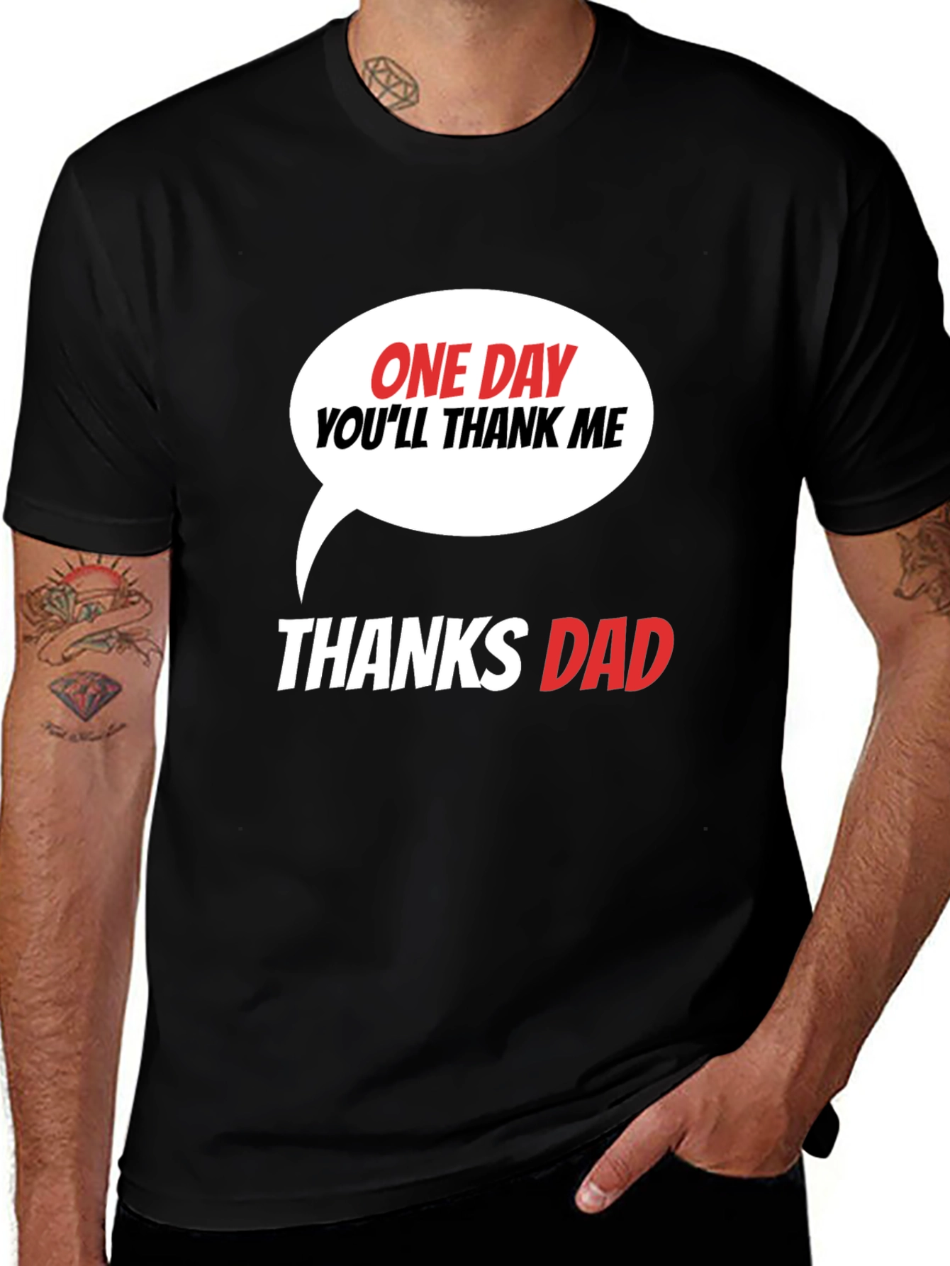 Variant 10 of Funny Dad T-Shirt - One Day You'll Thank Me