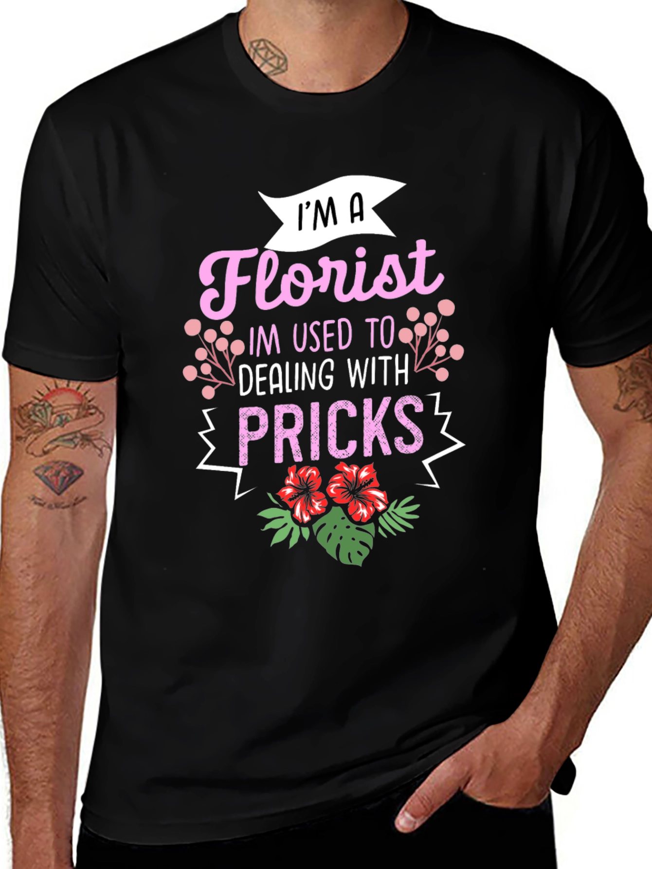 Variant 22 of Florist Humor Graphic T-Shirt