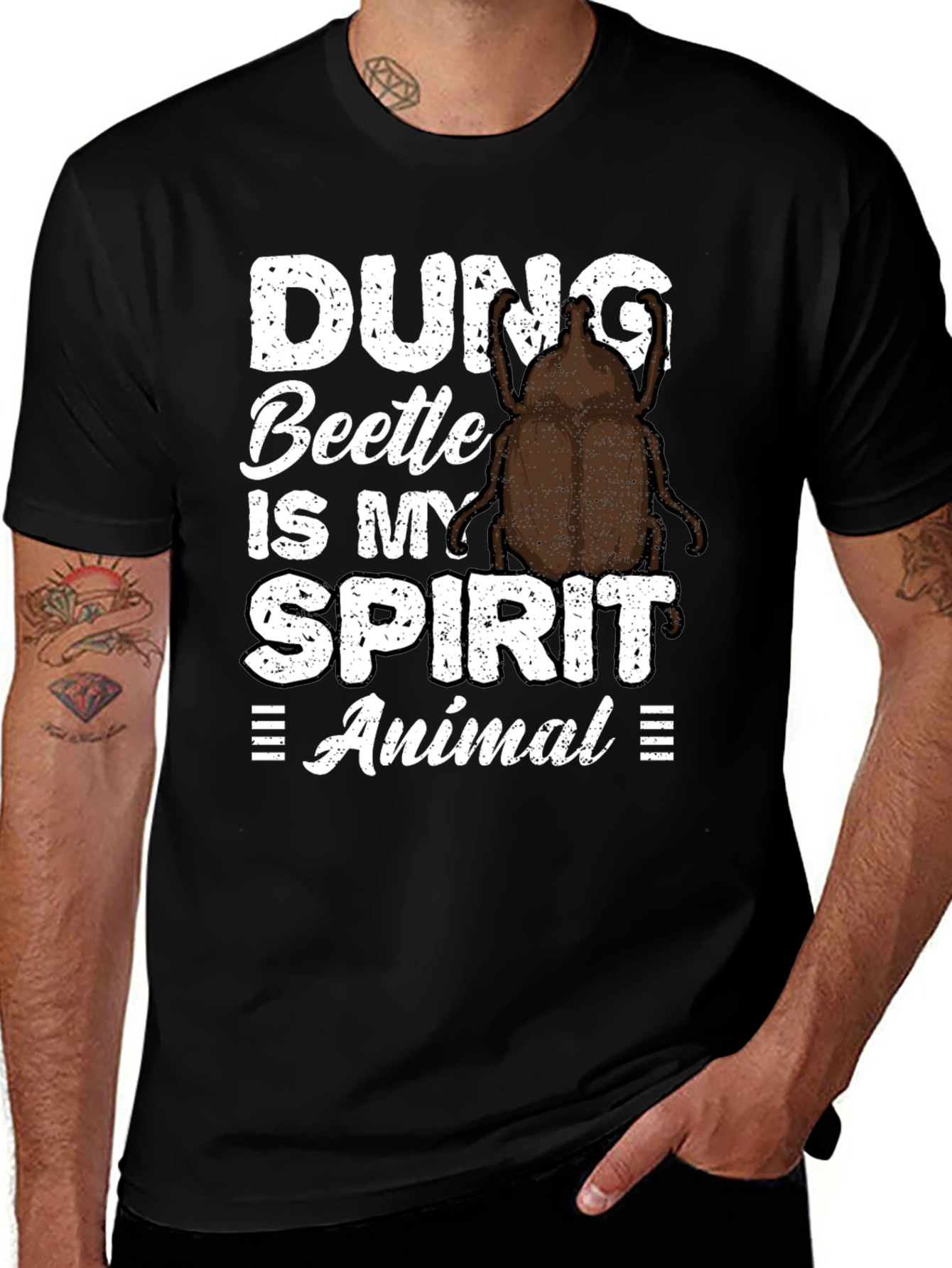 Variant 22 of Dung Beetle is My Spirit Animal Graphic Tee