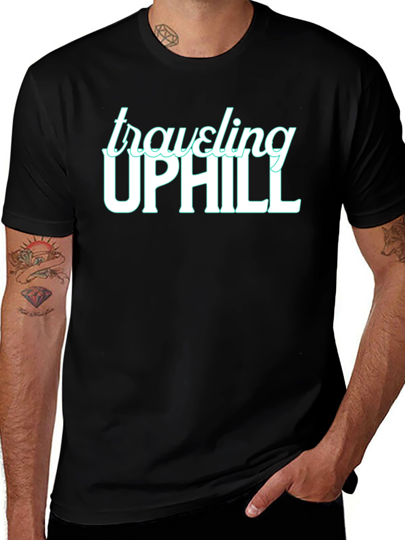 Variant 11 of Traveling Uphill Graphic Tee
