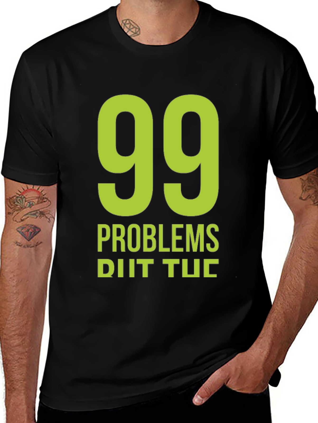 Variant 10 of 99 Problems Black Graphic T-Shirt
