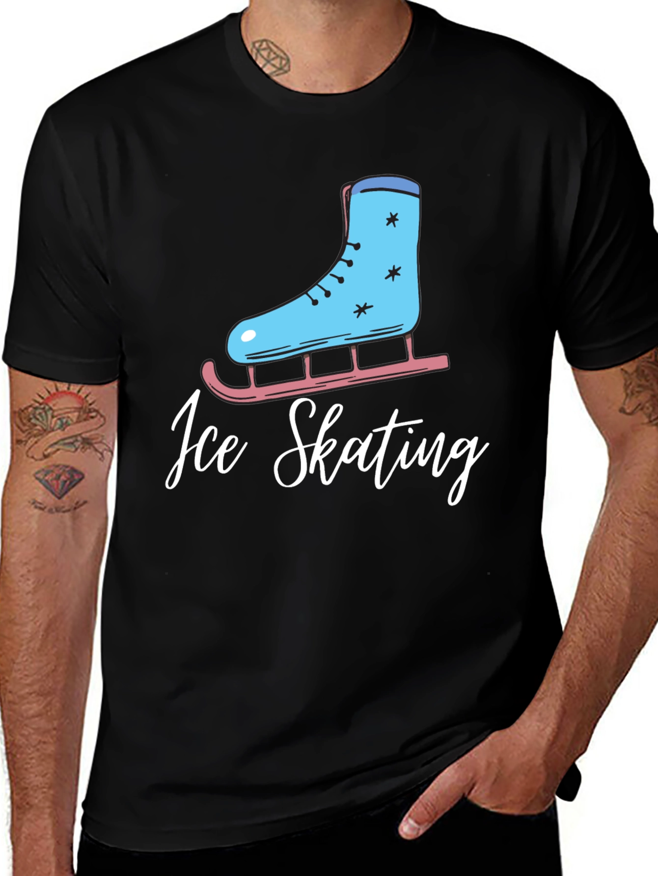Variant 8 of Ice Skating T-Shirt - Stylish Comfort