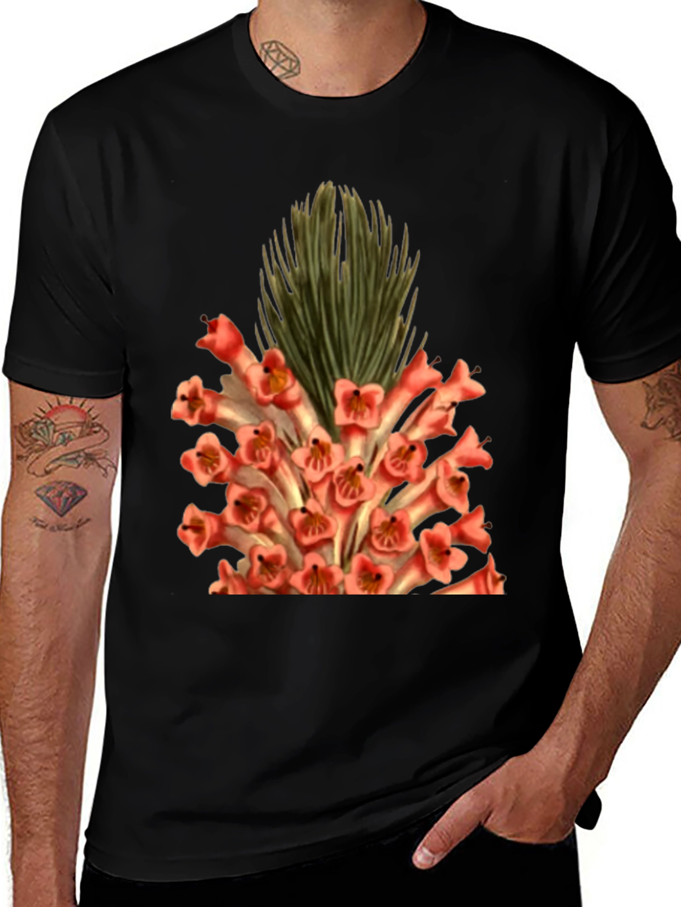 Variant 20 of Botanical Flower Graphic T-Shirt