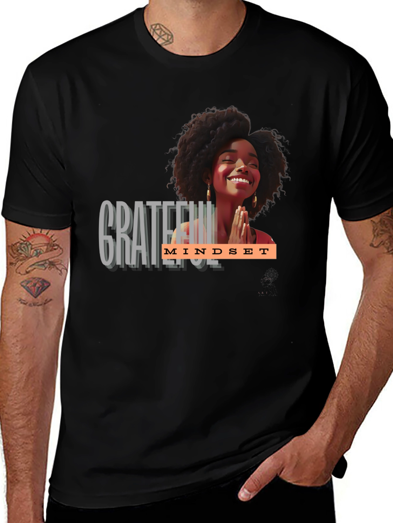 Variant 16 of Grateful Mindset Graphic Tee