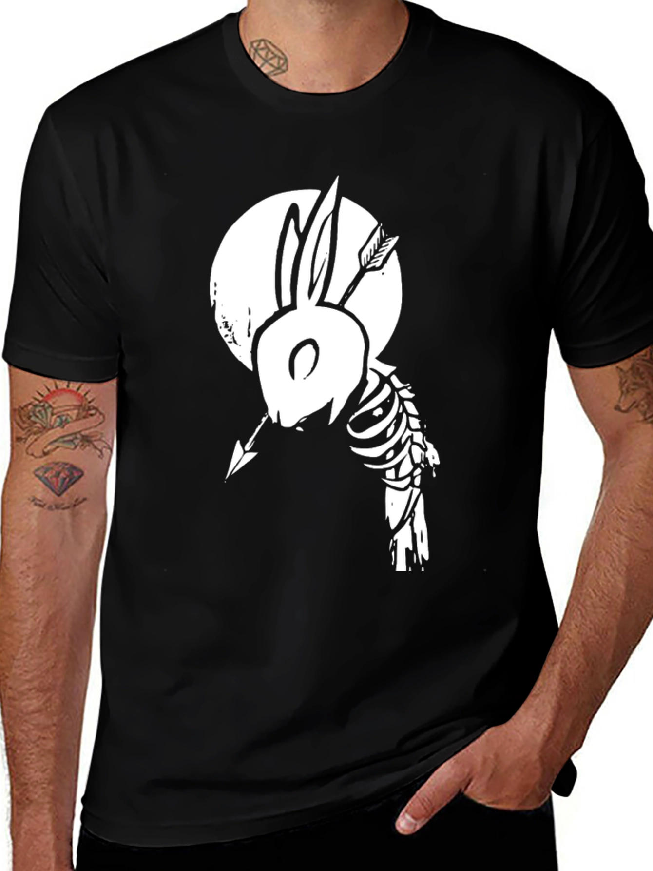 Variant 27 of Rabbit Arrow T-Shirt - Unique Graphic Tee