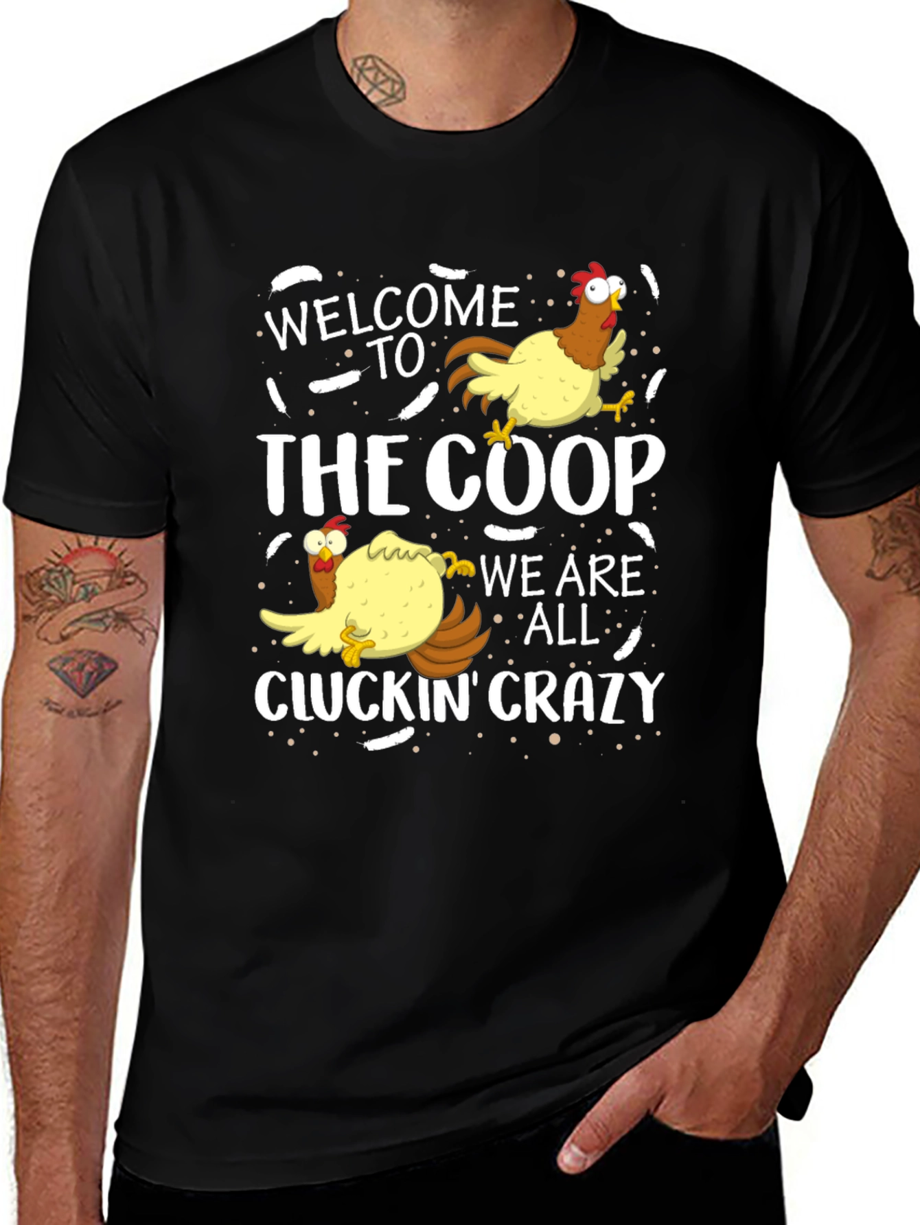 Variant 16 of Cluckin' Crazy Chicken T-Shirt