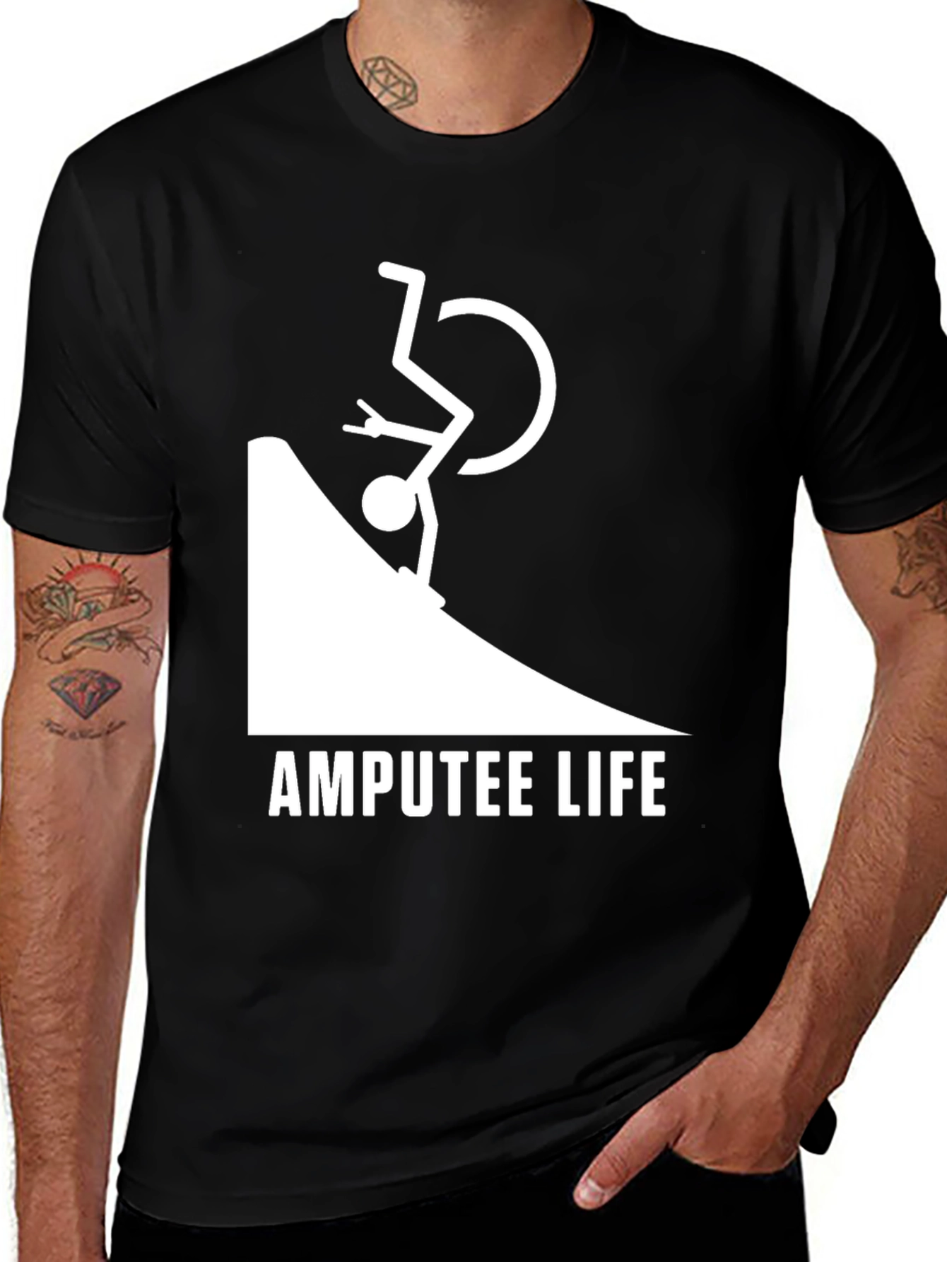Variant 27 of Amputee Life T-Shirt