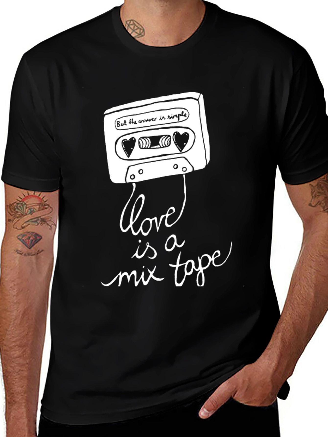 Variant 30 of Love is a Mix Tape T-Shirt
