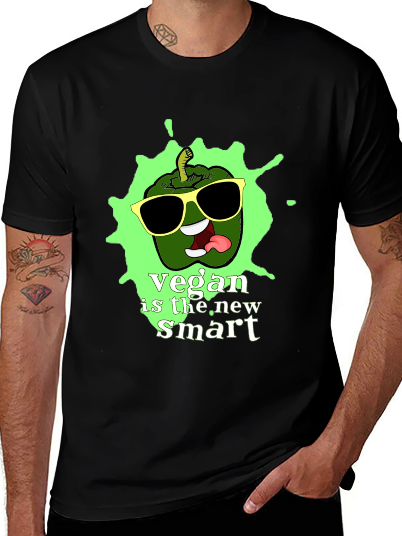 Variant 11 of Vegan Is the New Smart T-Shirt