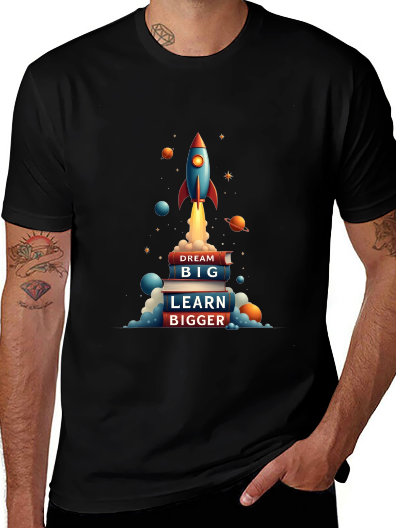 Variant 18 of Dream Big Rocket T-Shirt
