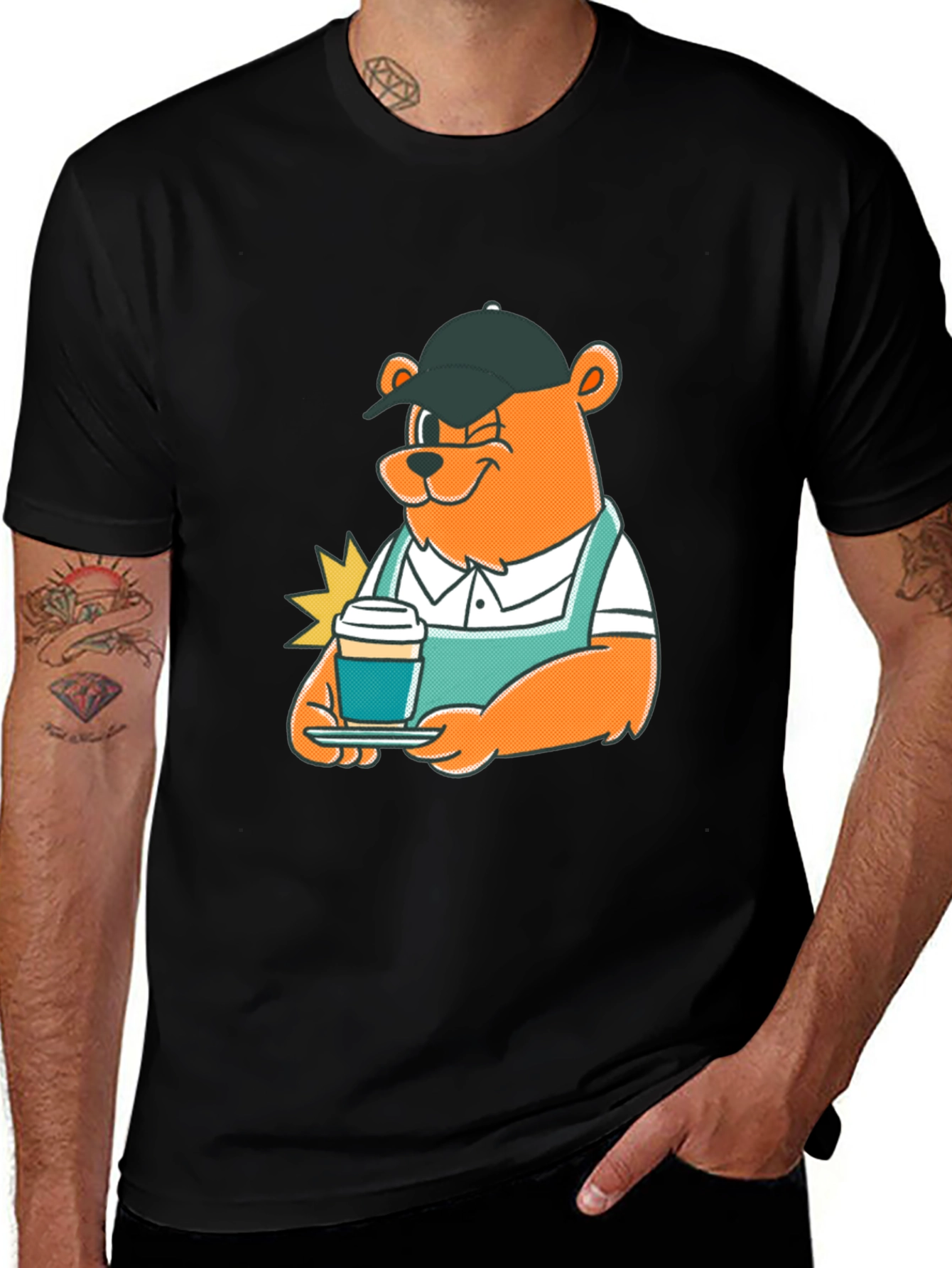 Variant 26 of Bearista Brew T-Shirt