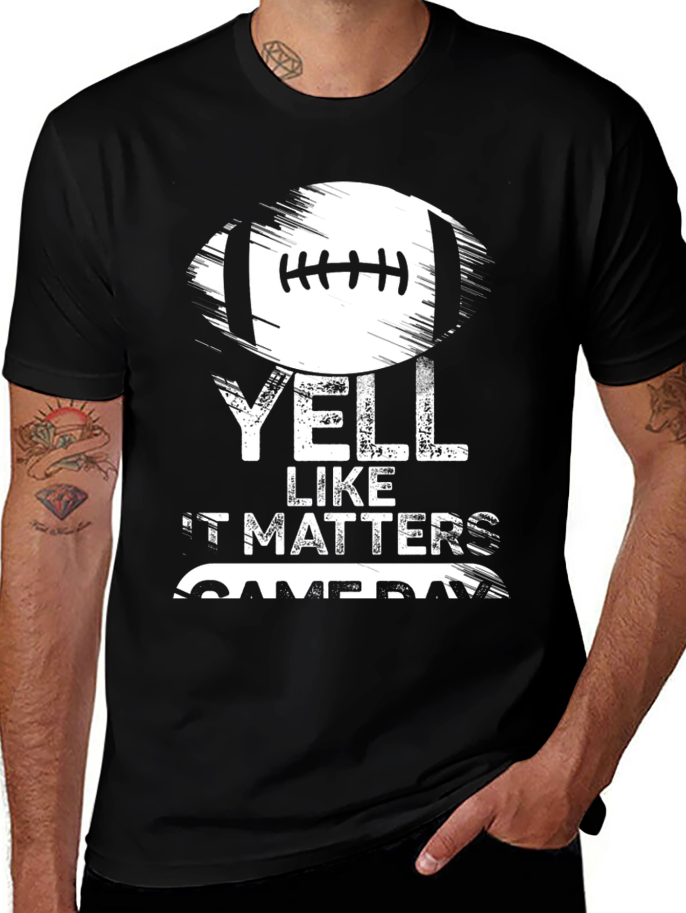 Variant 6 of Yell Like It Matters Gameday Football T-Shirt