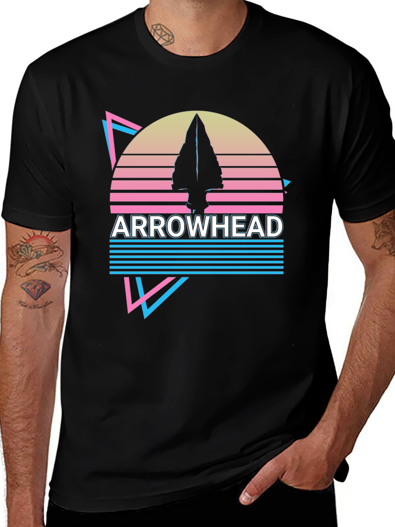 Variant 28 of Retro Arrowhead T-Shirt - Vintage Design