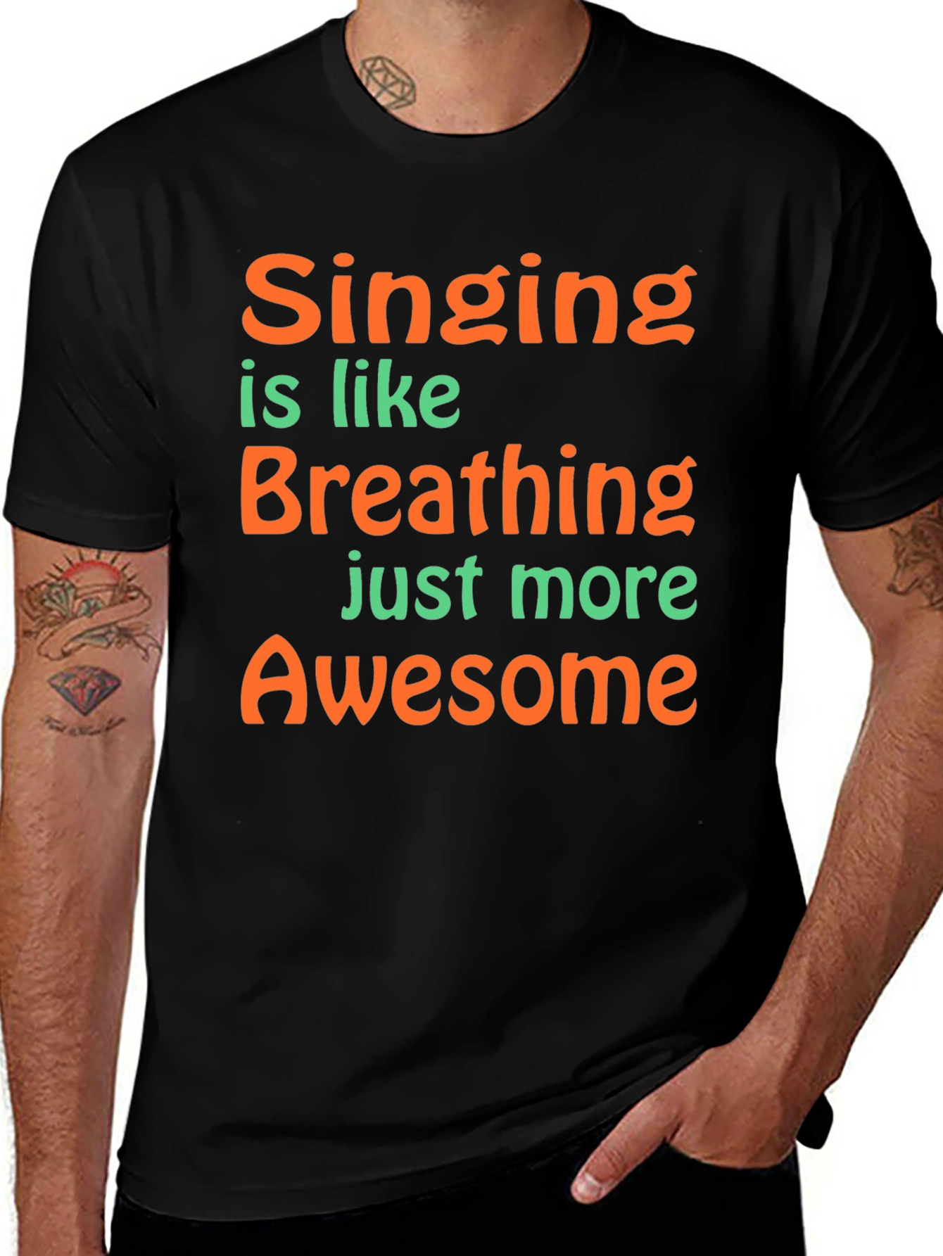 Variant 18 of Singing Is Like Breathing T-Shirt